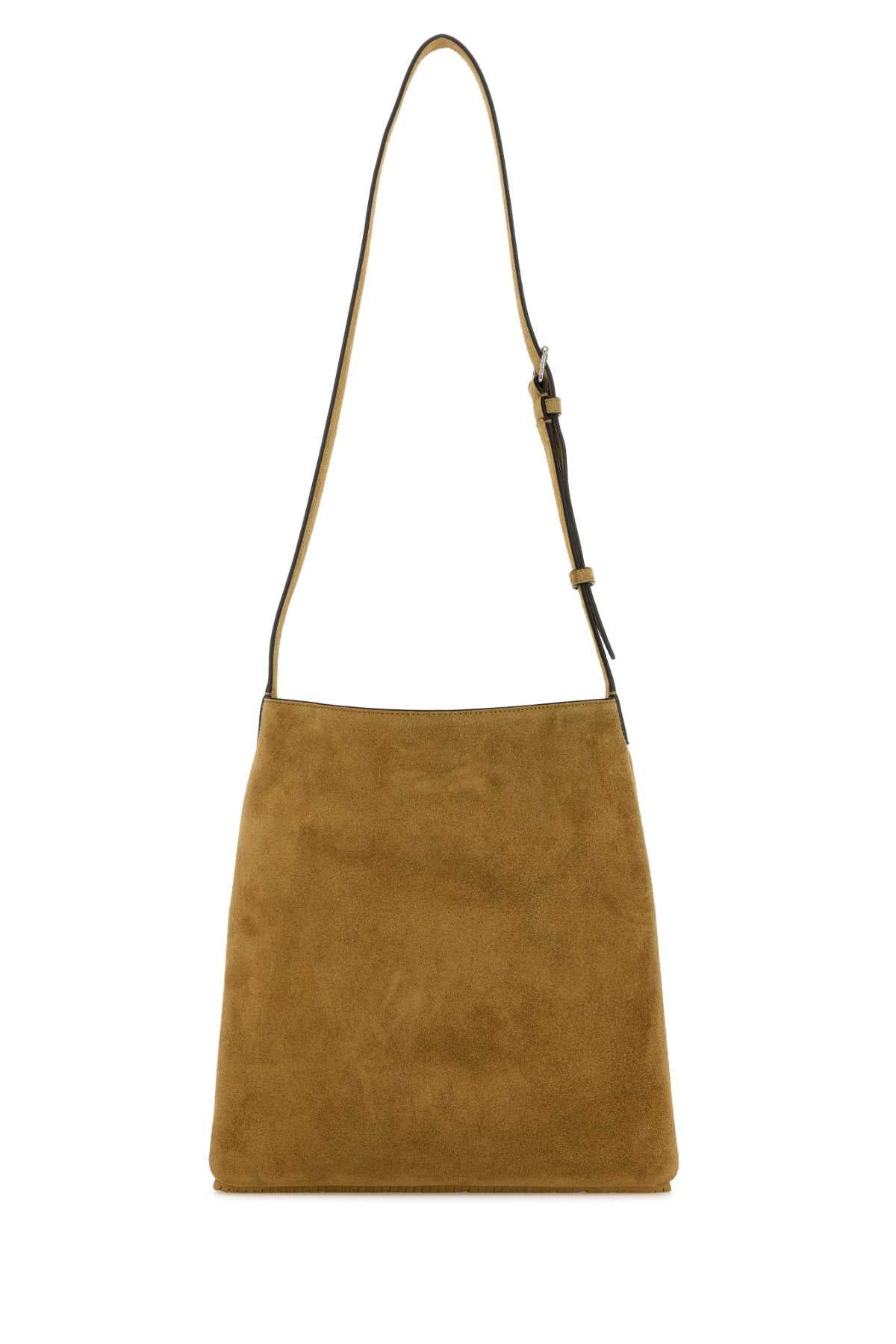Valentino Garavani Women Beige Suede Nellcã´Te Crossbody Bag - 3