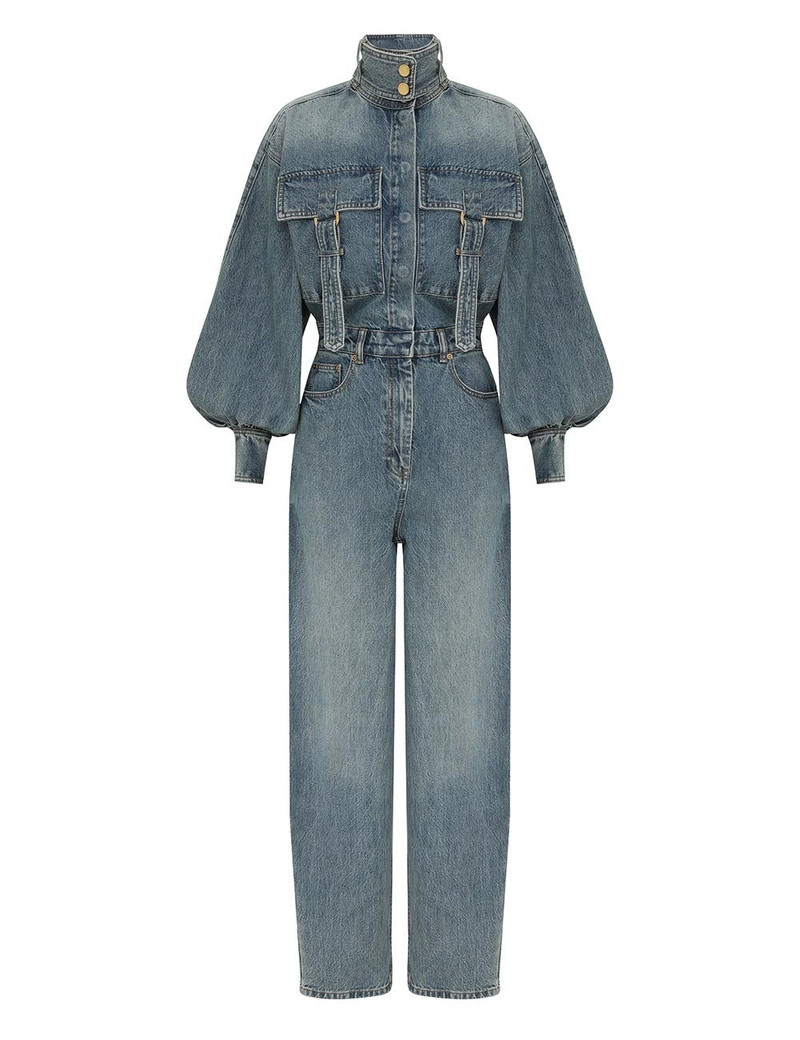 ILLUSTRATION DENIM BOILERSUIT 1
