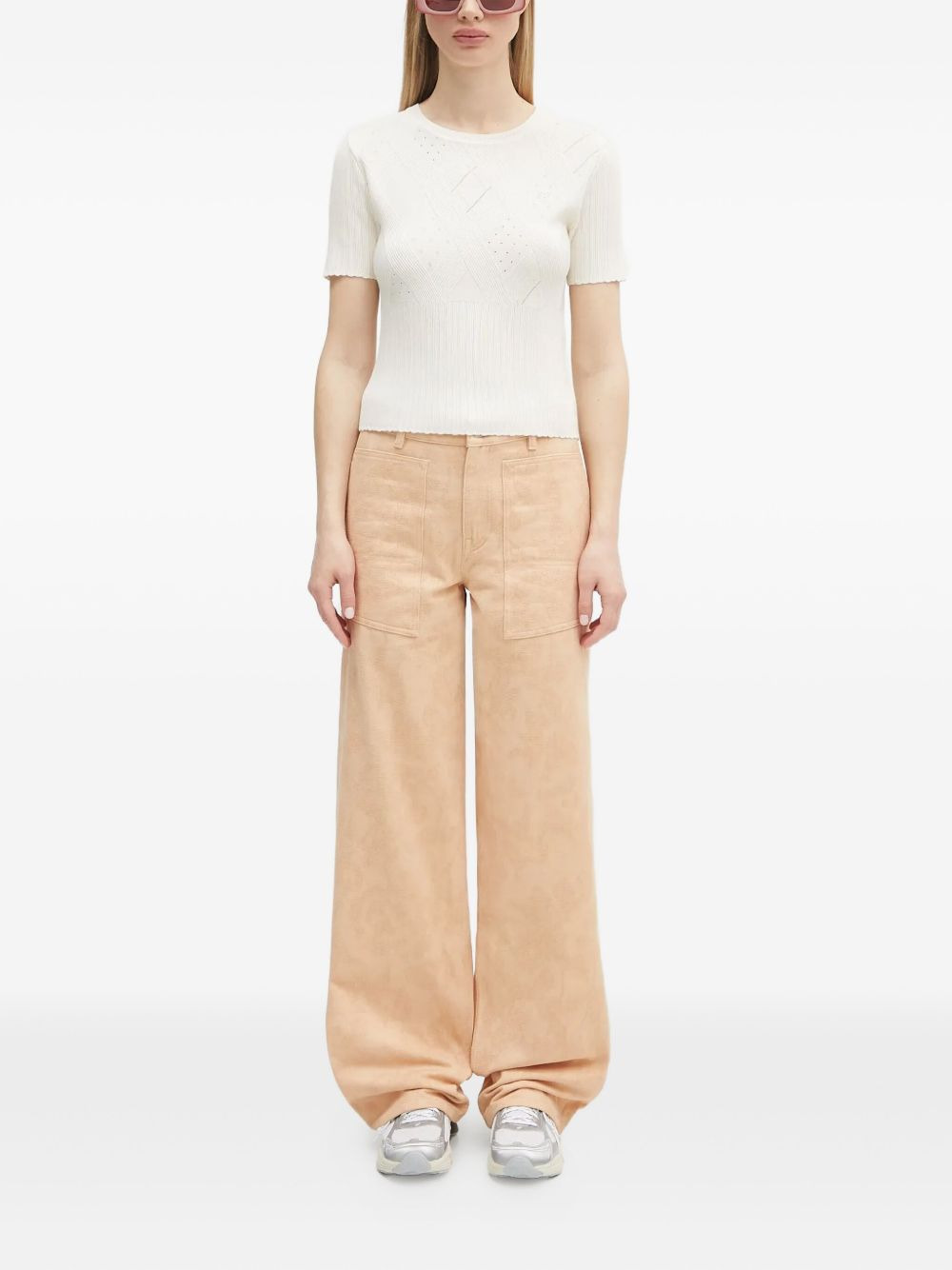 KENZO Peonies patch-pocket jeans - 2