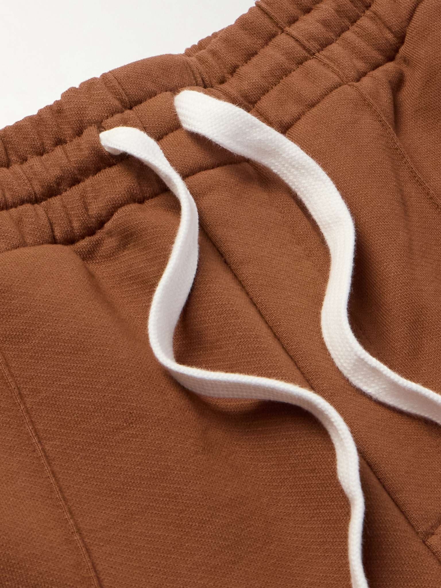 Laurel Straight-Leg Logo-Appliquéd Organic Cotton-Jersey Sweatpants - 2