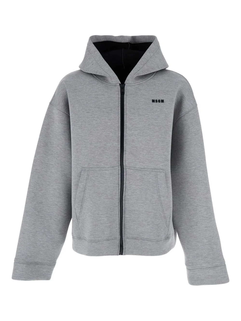 hooded zip-up jacket - 1