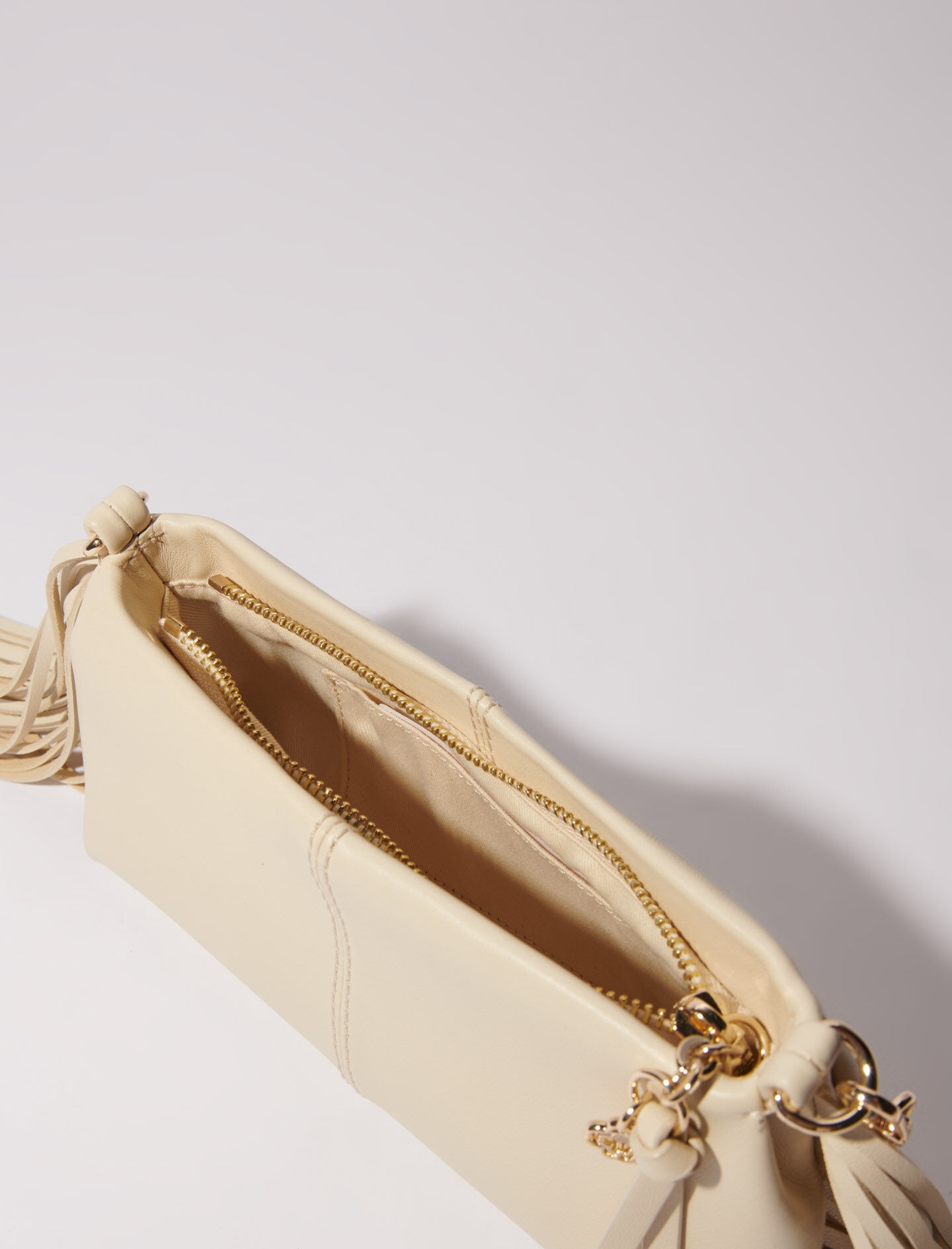 Miss M plain leather clutch bag - 3