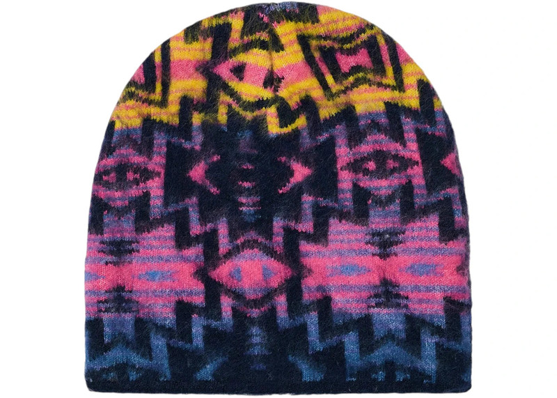 PALACE Palace Olde English Furry Nein Cuff Beanie Navajo Blue outlook