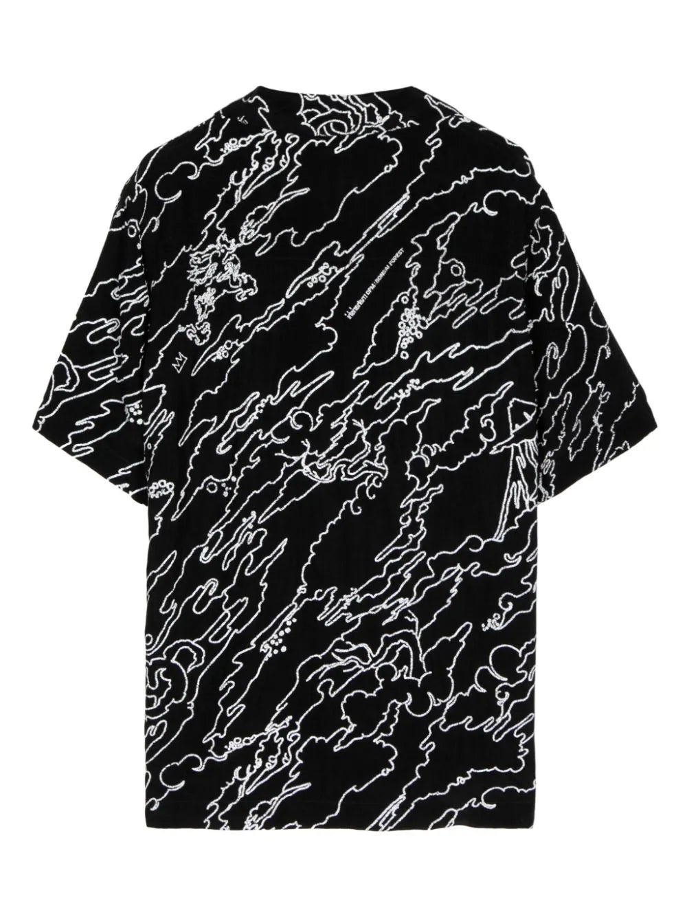 MAHA BASQUIAT ABSTRACT-PRINT SHIRT - 2