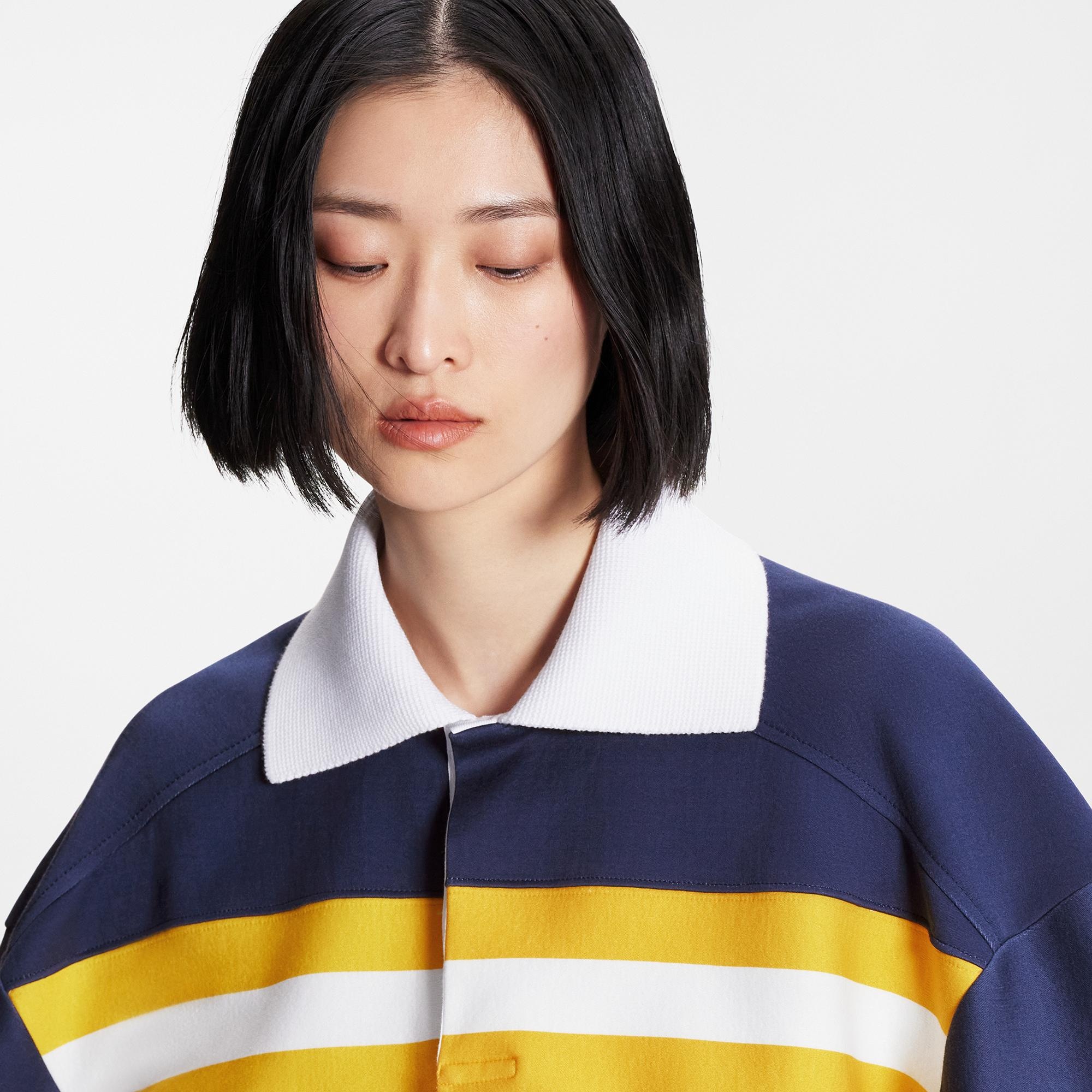 Striped Polo Pullover - 4