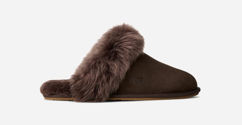 ® Women's Scuff Sis Sheepskin Slippers in Dusted Cocoa 1
