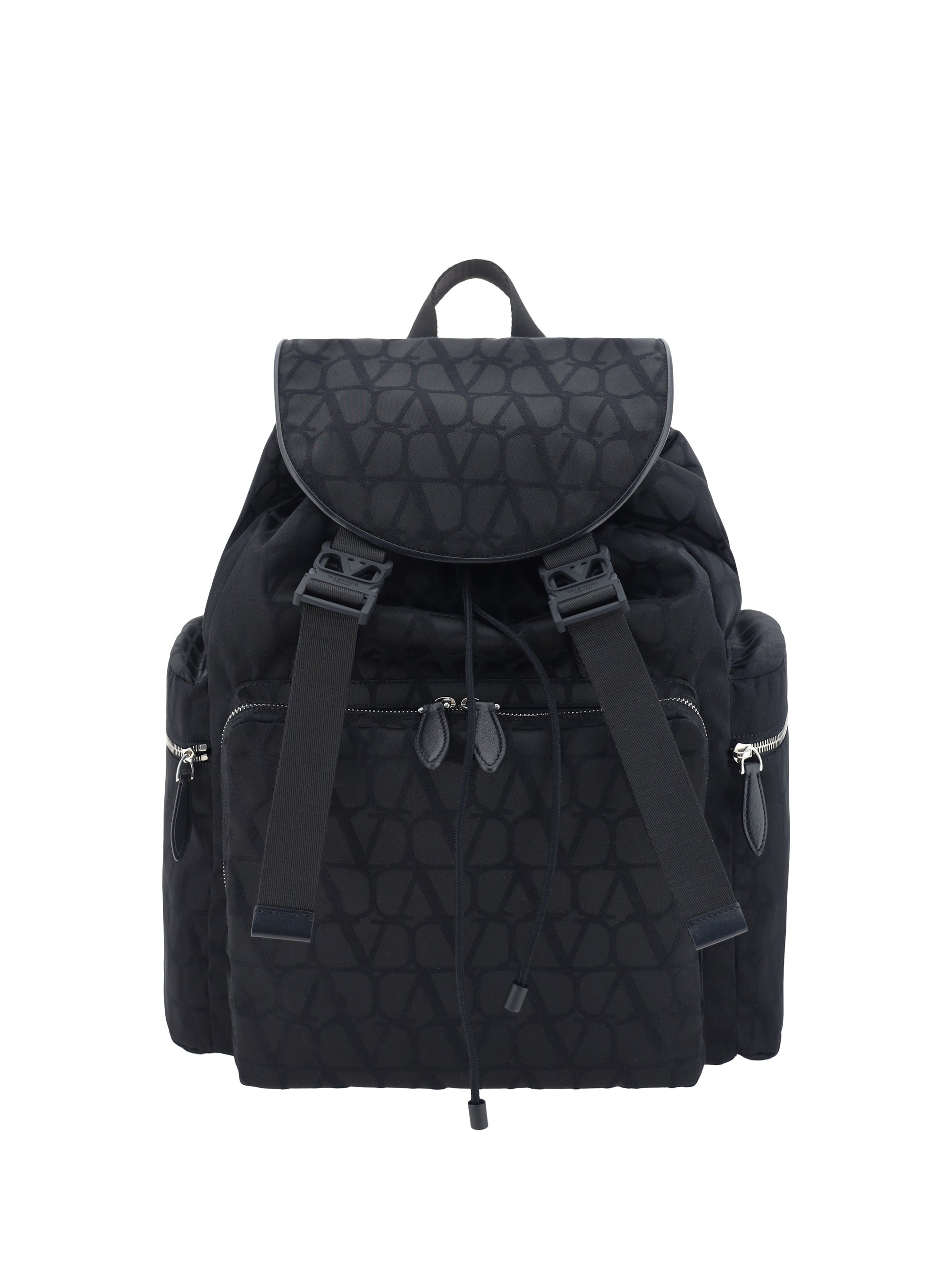 Valentino Garavani Men Toile Iconographe Backpack - 1