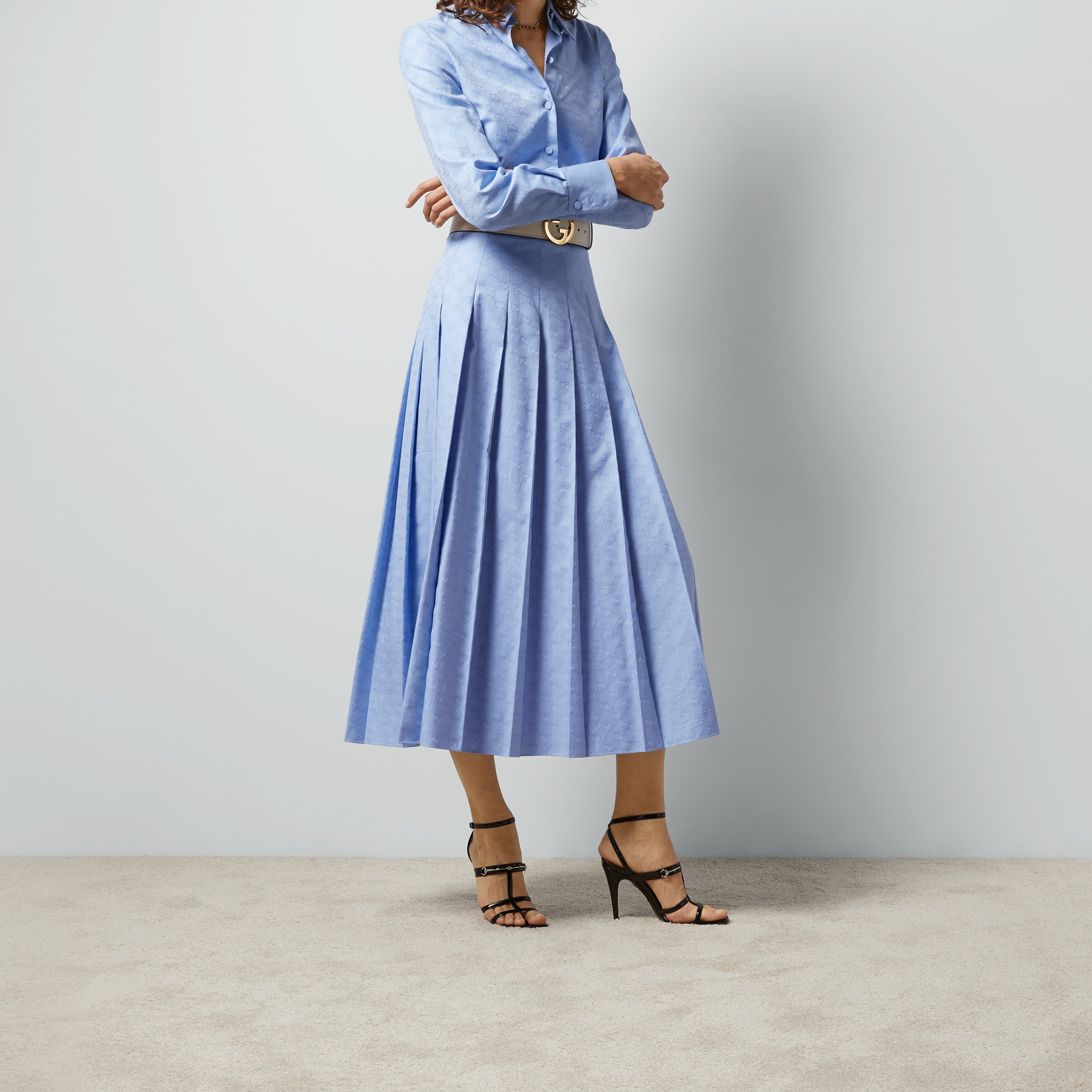 GG Supreme Oxford cotton skirt - 5