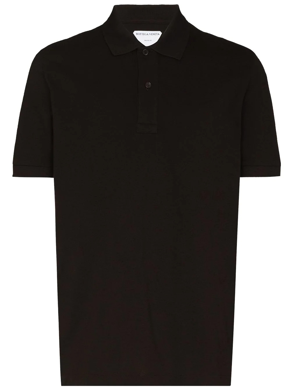 short-sleeve cotton polo shirt - 1