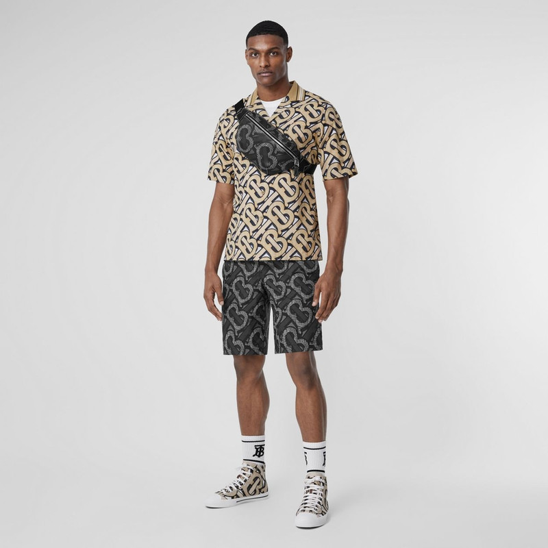 Monogram Print E-canvas Sonny Bum Bag 8