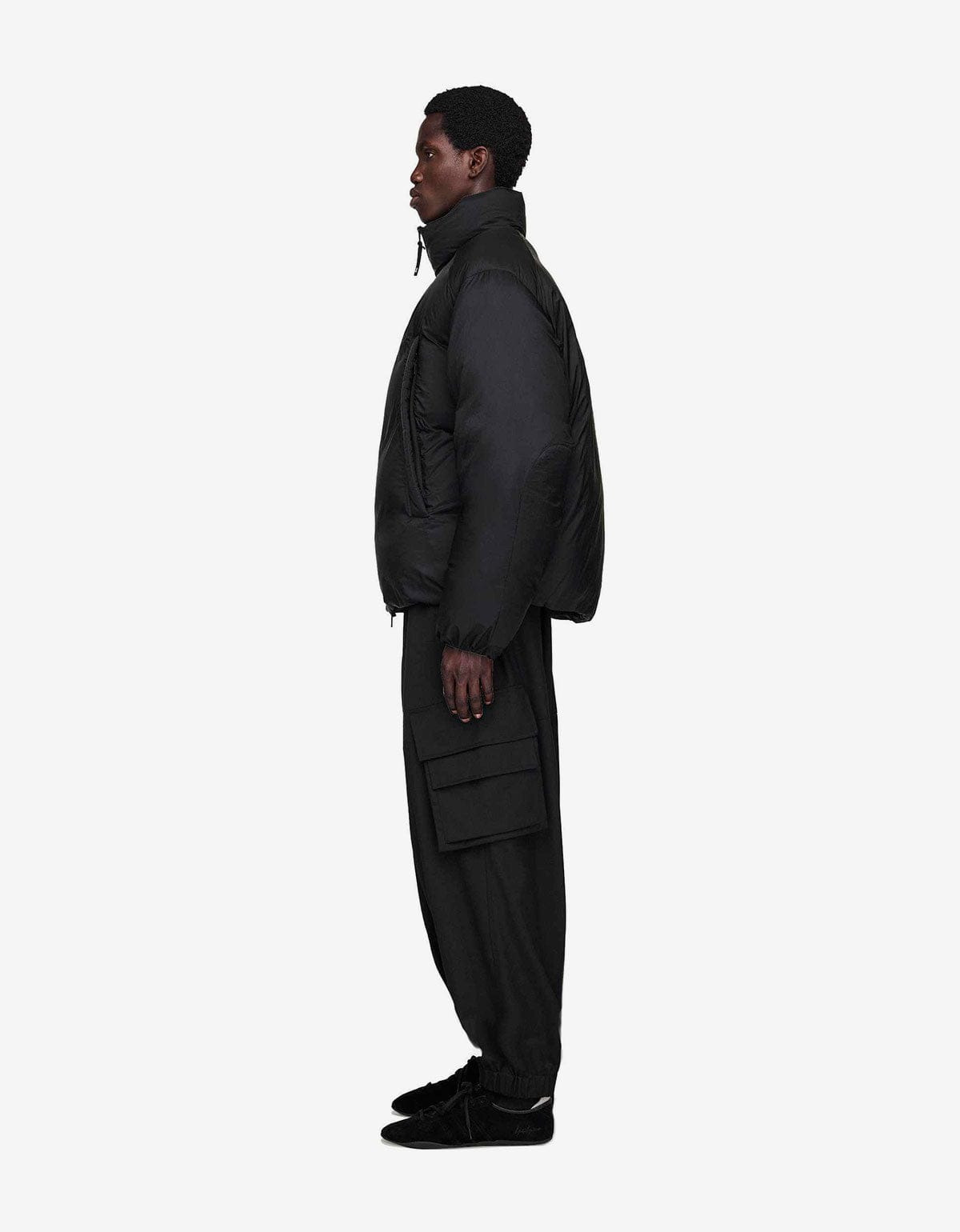 Y-3 Black Puffer Jacket - 5