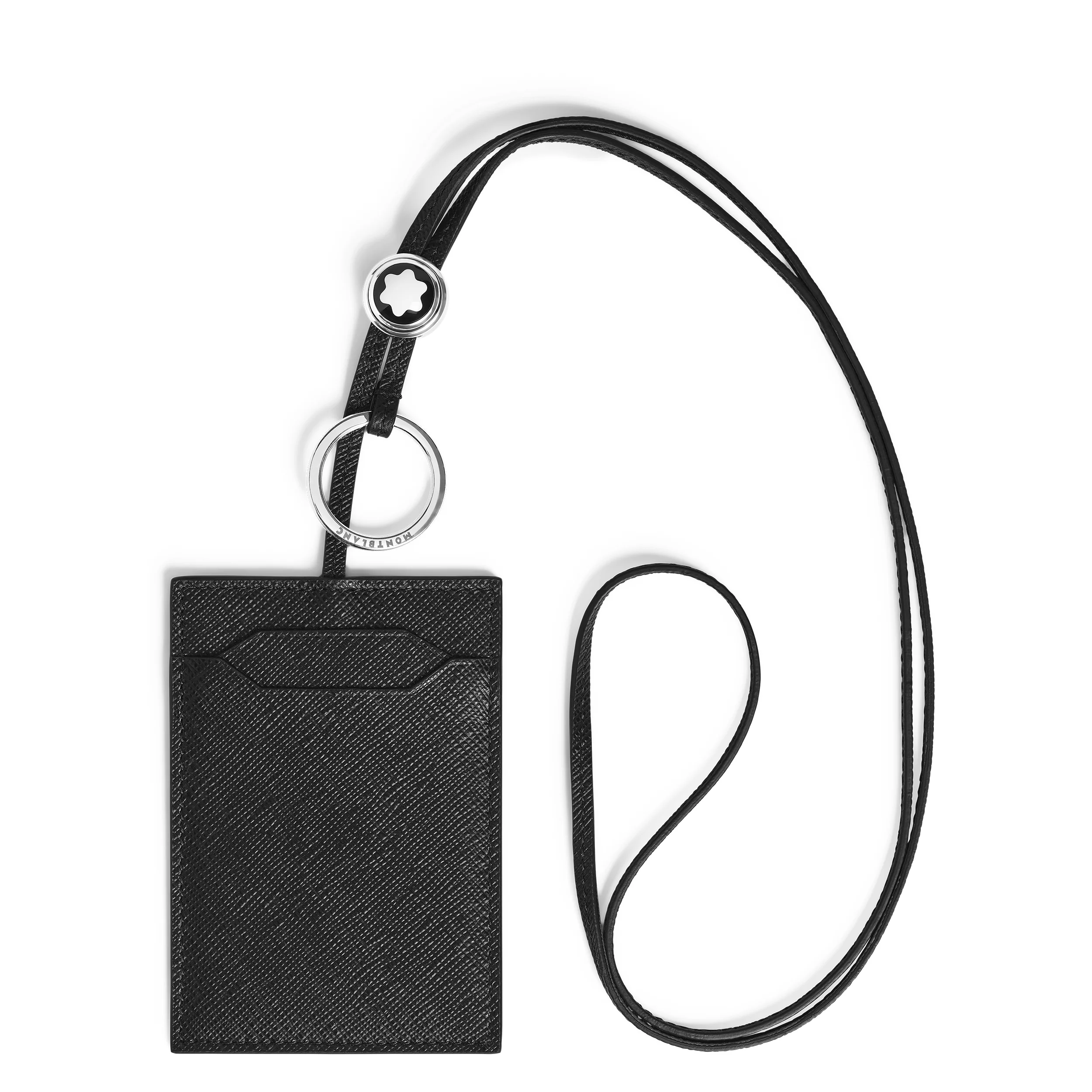 CARD HOLDER 3CC WITH STRAP IN SARTORIAL LEATHER - 1