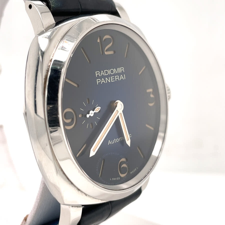 Pre-owned Panerai Radiomir Automatic Blue Dial Men's Watch PAM00933 - 3