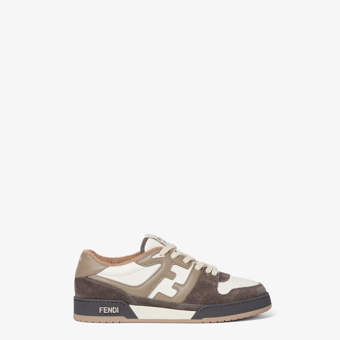Gray suede low-tops - 1