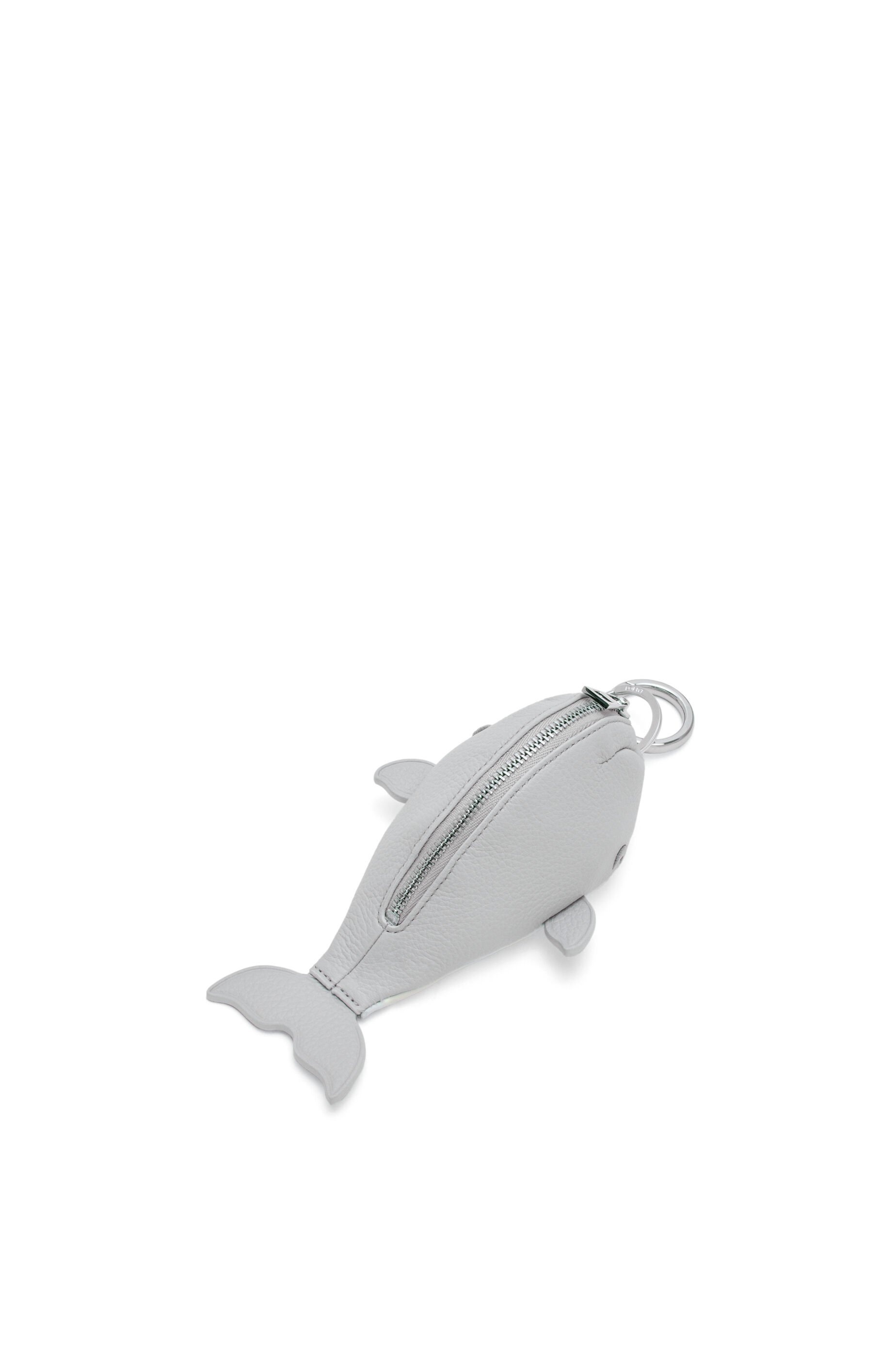 Whale coin purse charm in classic calfskin - 3