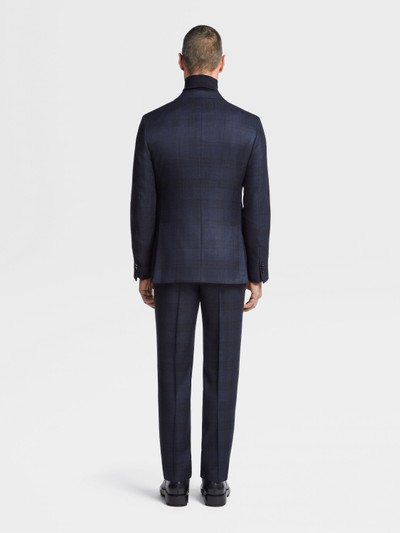 ZEGNA DARK BLUE AND BLACK OASI CASHMERE SUIT outlook