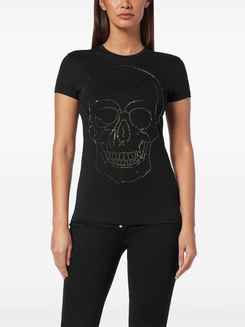 rhinestone-embellished t-shirt - 3