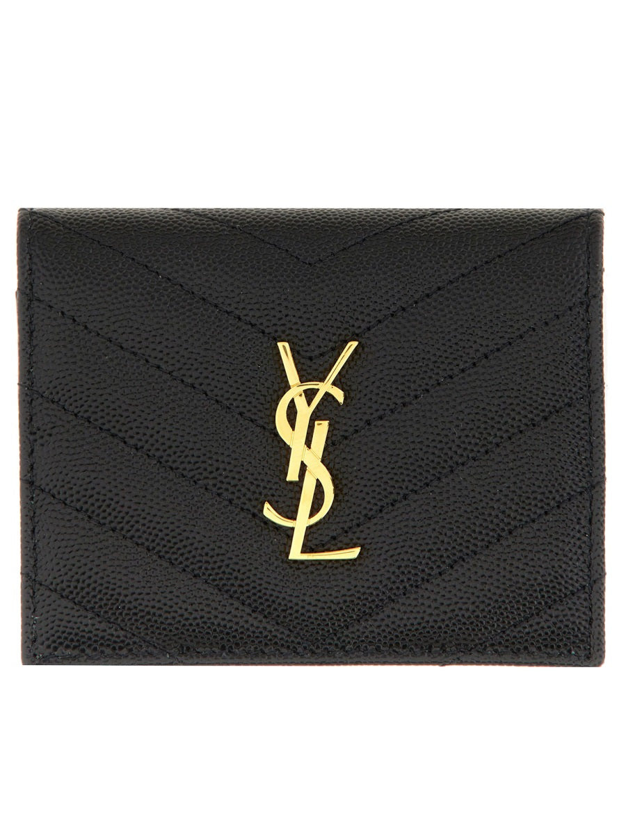 Saint Laurent Women Porta Carte Con Patta Cassandre Matelassé - 1