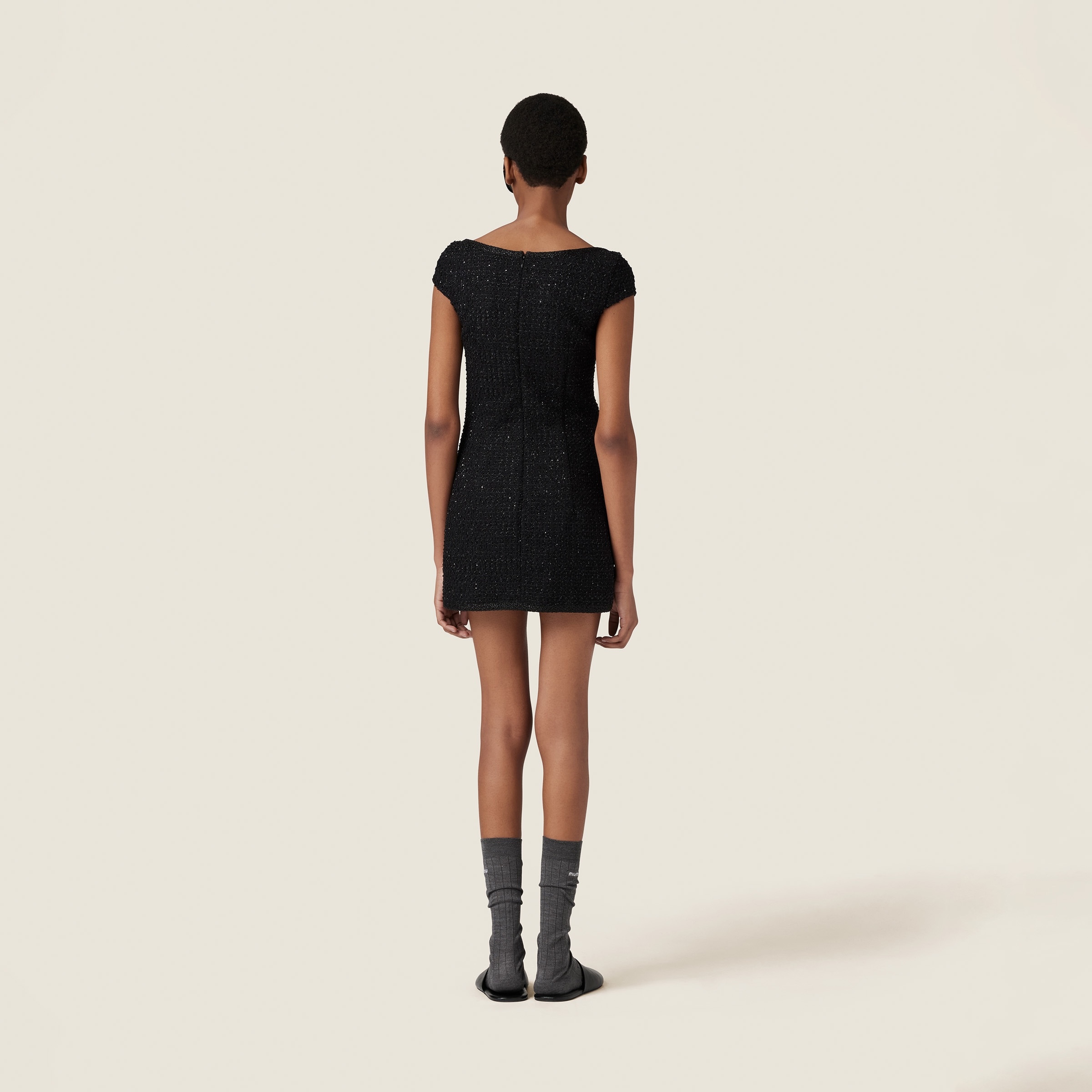 Lamé bouclé dress - 3