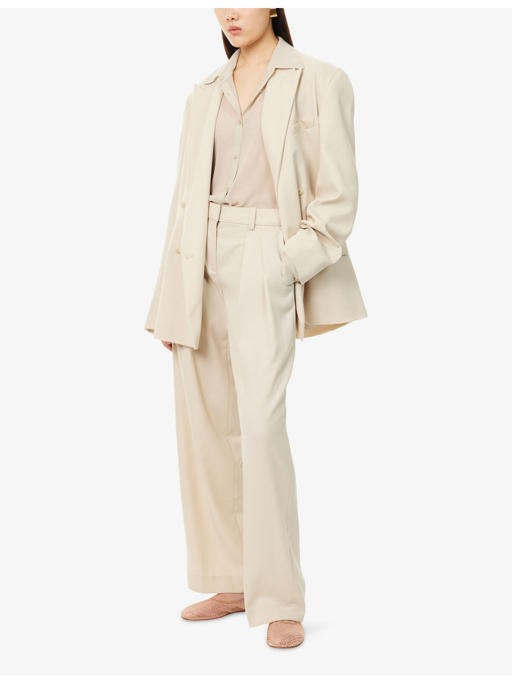 Daytona Pleated Wool Trousers - 2