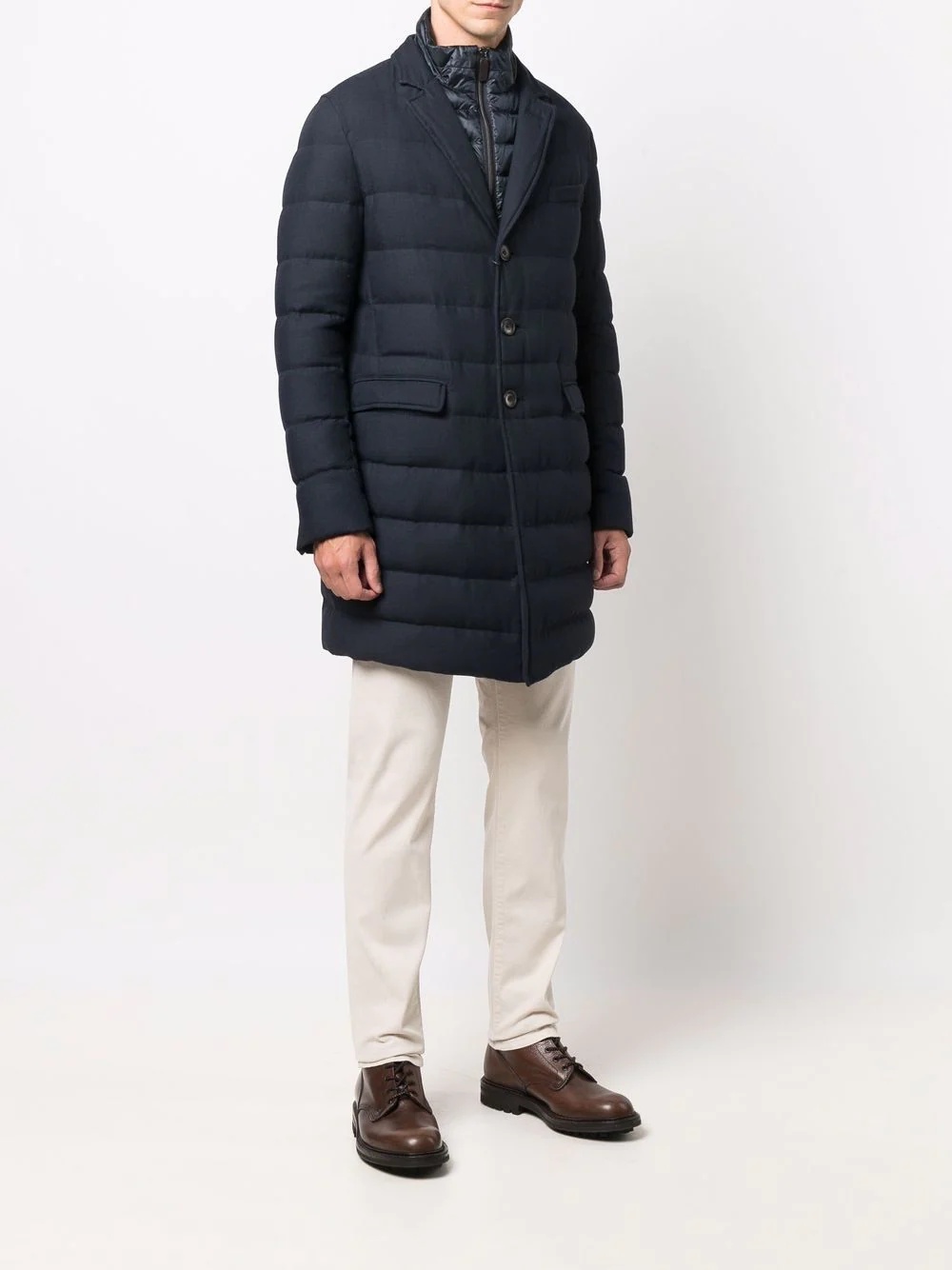 layered puffer jacket - 3