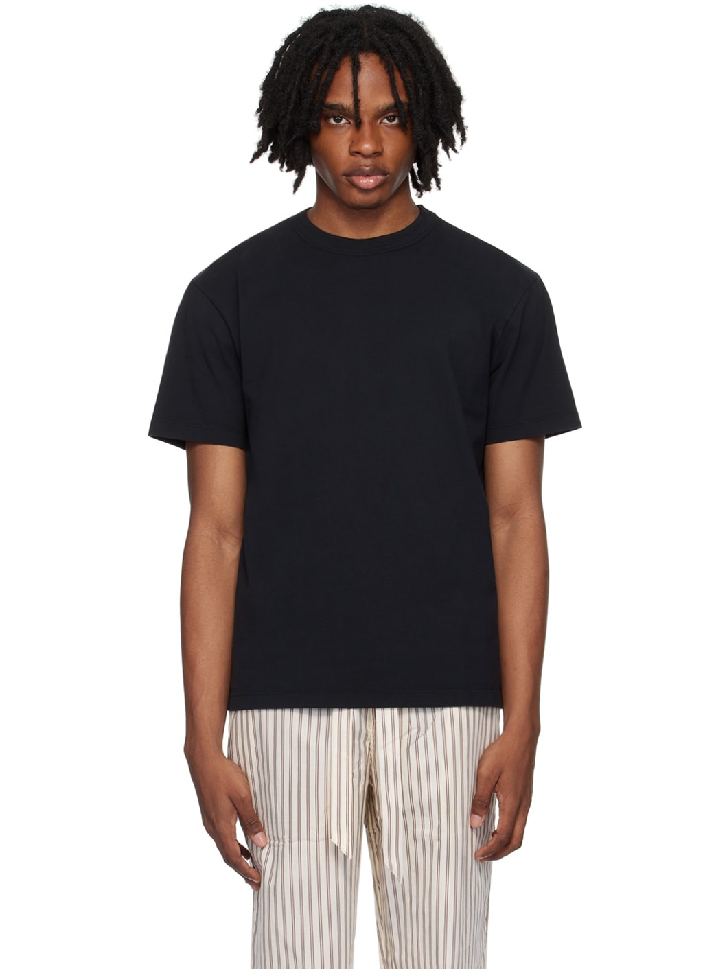 Black Crewneck T-Shirt - 1