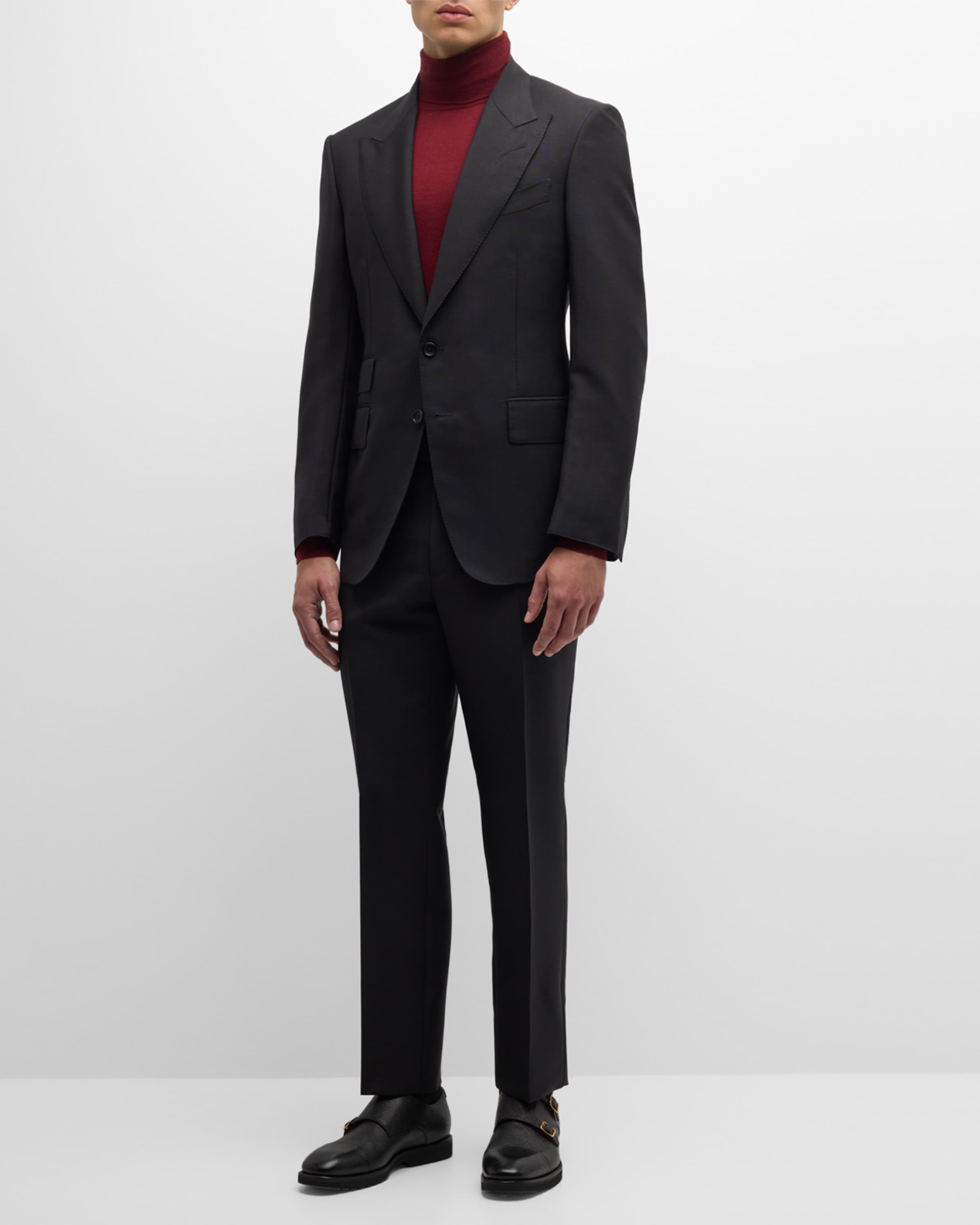 Men's Shelton Solid Mohair Suit - 3