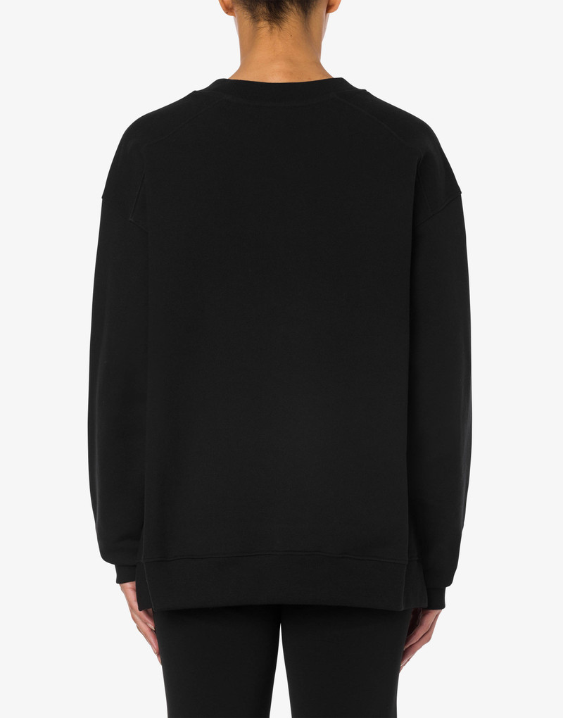 DOUBLE QUESTION MARK ORGANIC COTTON SWEATSHIRT 3