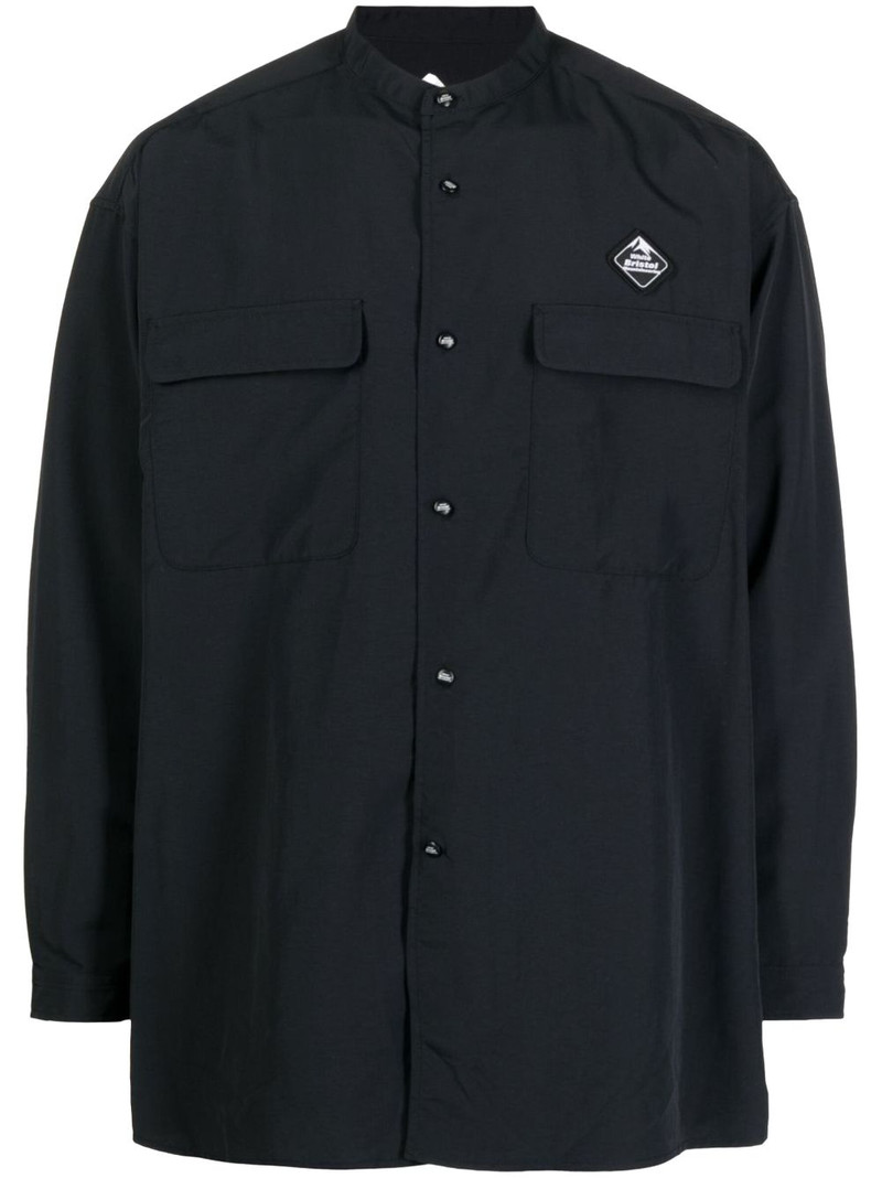 logo-patch shirt 1