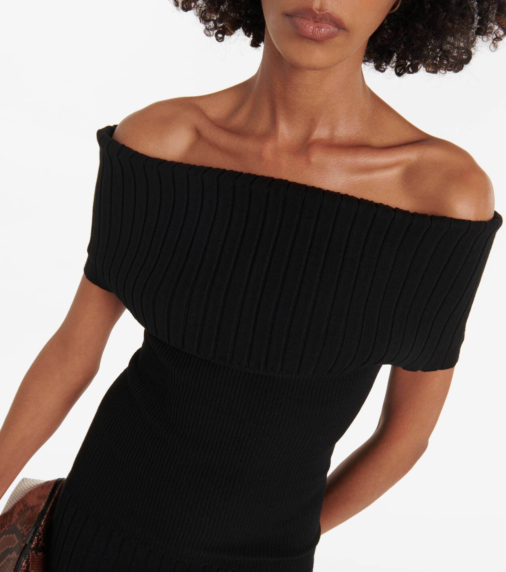 Feritos off-shoulder midi dress - 4
