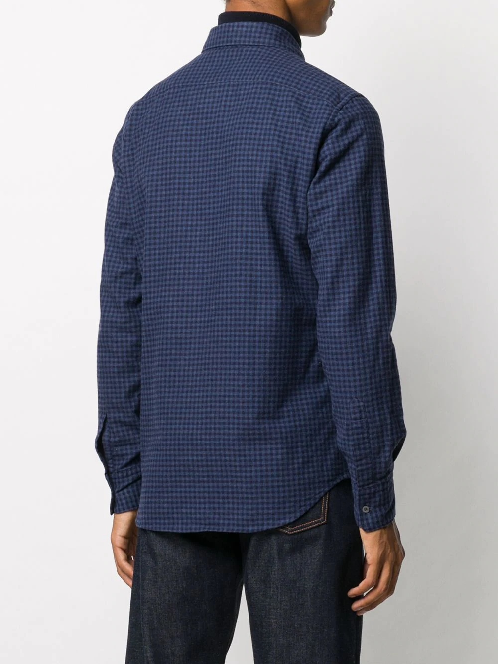 checked cotton shirt - 4