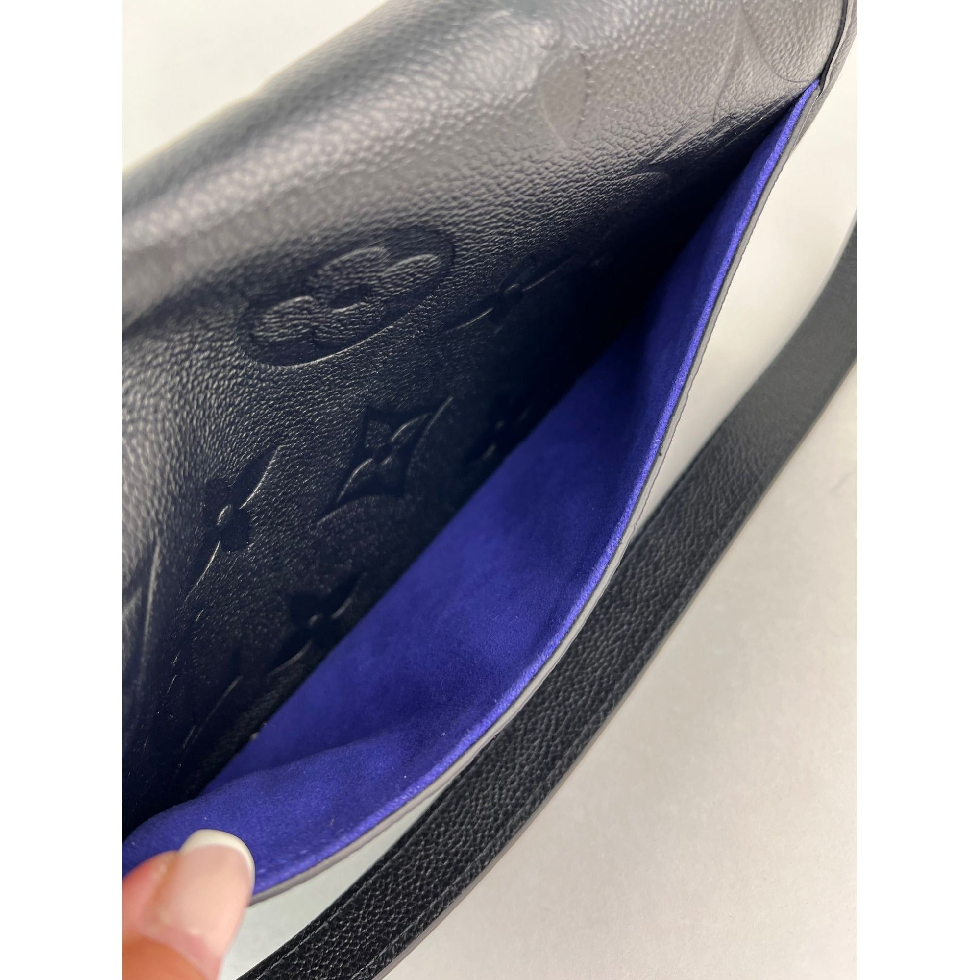 Louis Vuitton Diane Giant Monogram Empreinte Black Shoulder Bag - 12