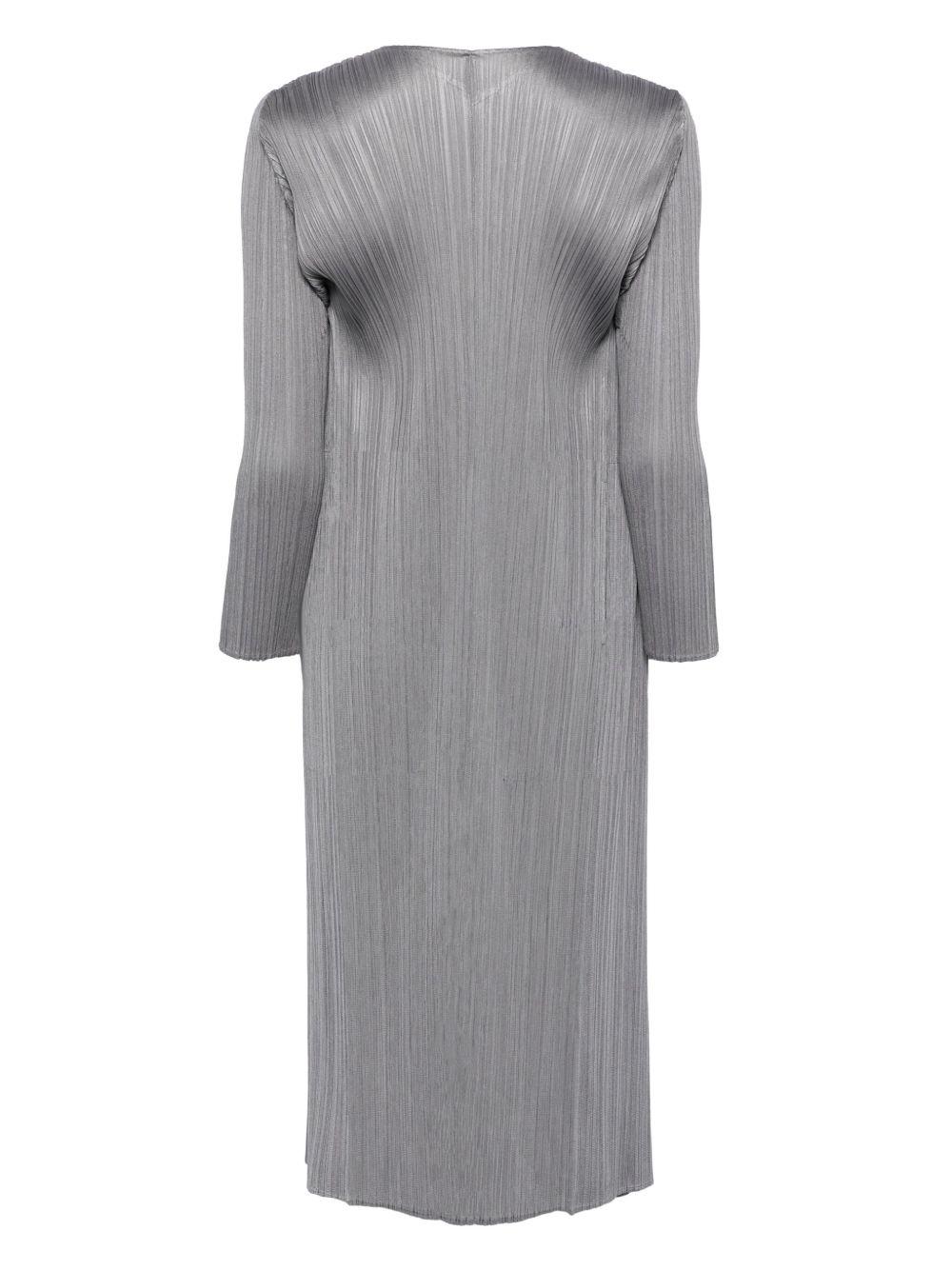 pleated coat - 2