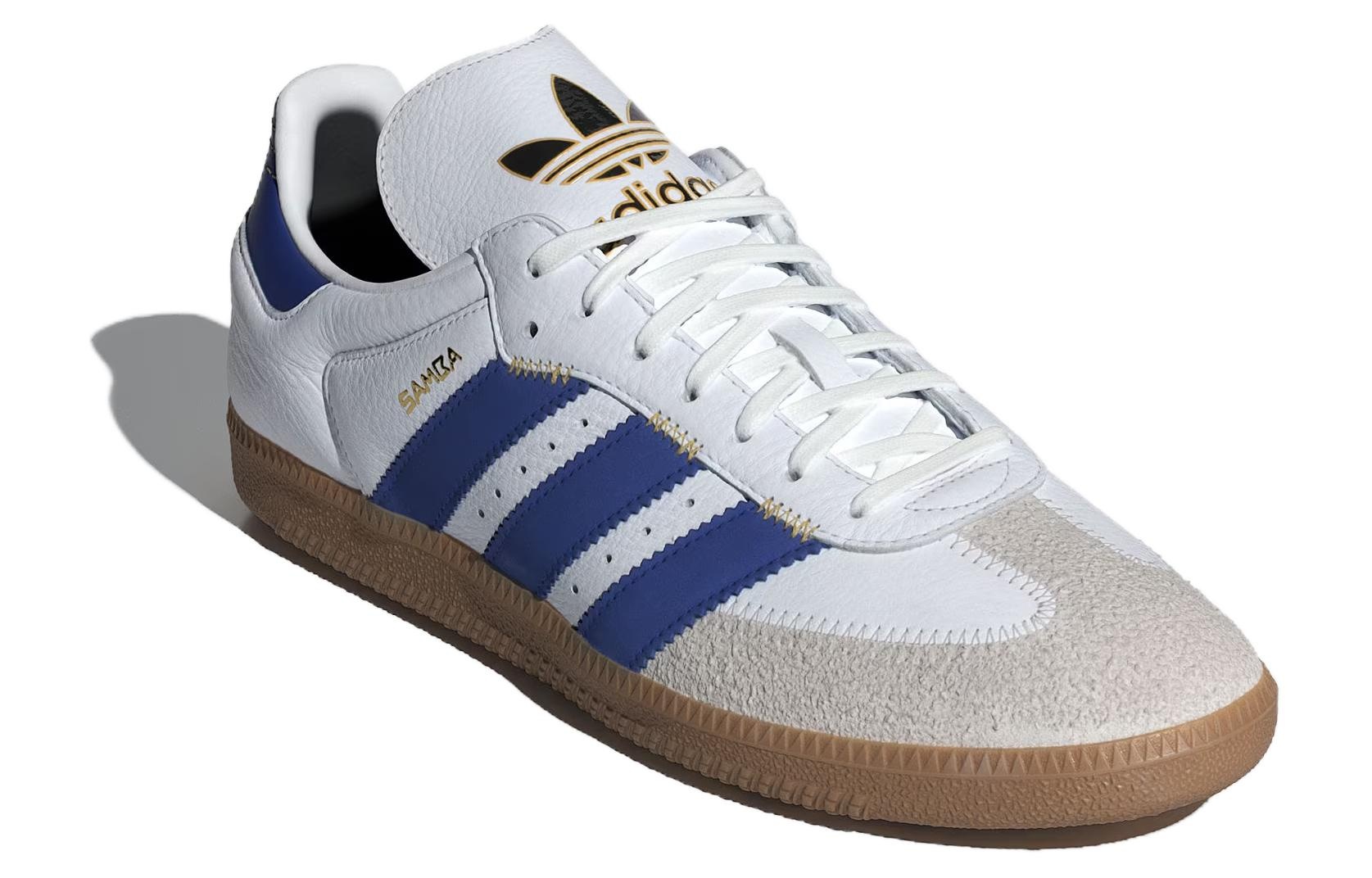 adidas Samba OG 'Oversized Logo White Semi Lucid Blue' IF1813 - 3