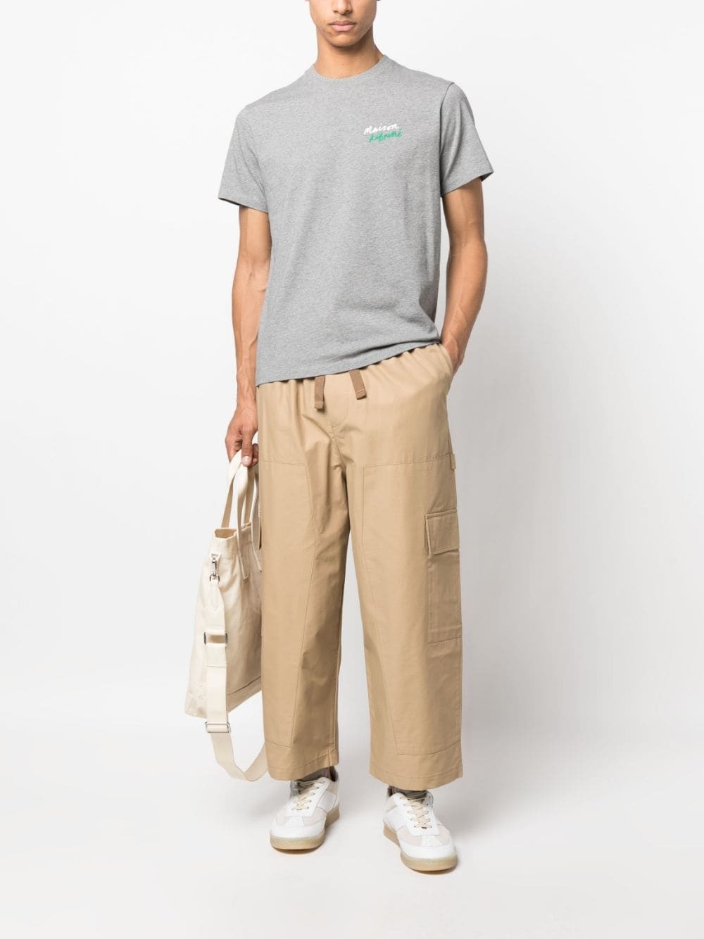 elasticated cargo trousers - 2