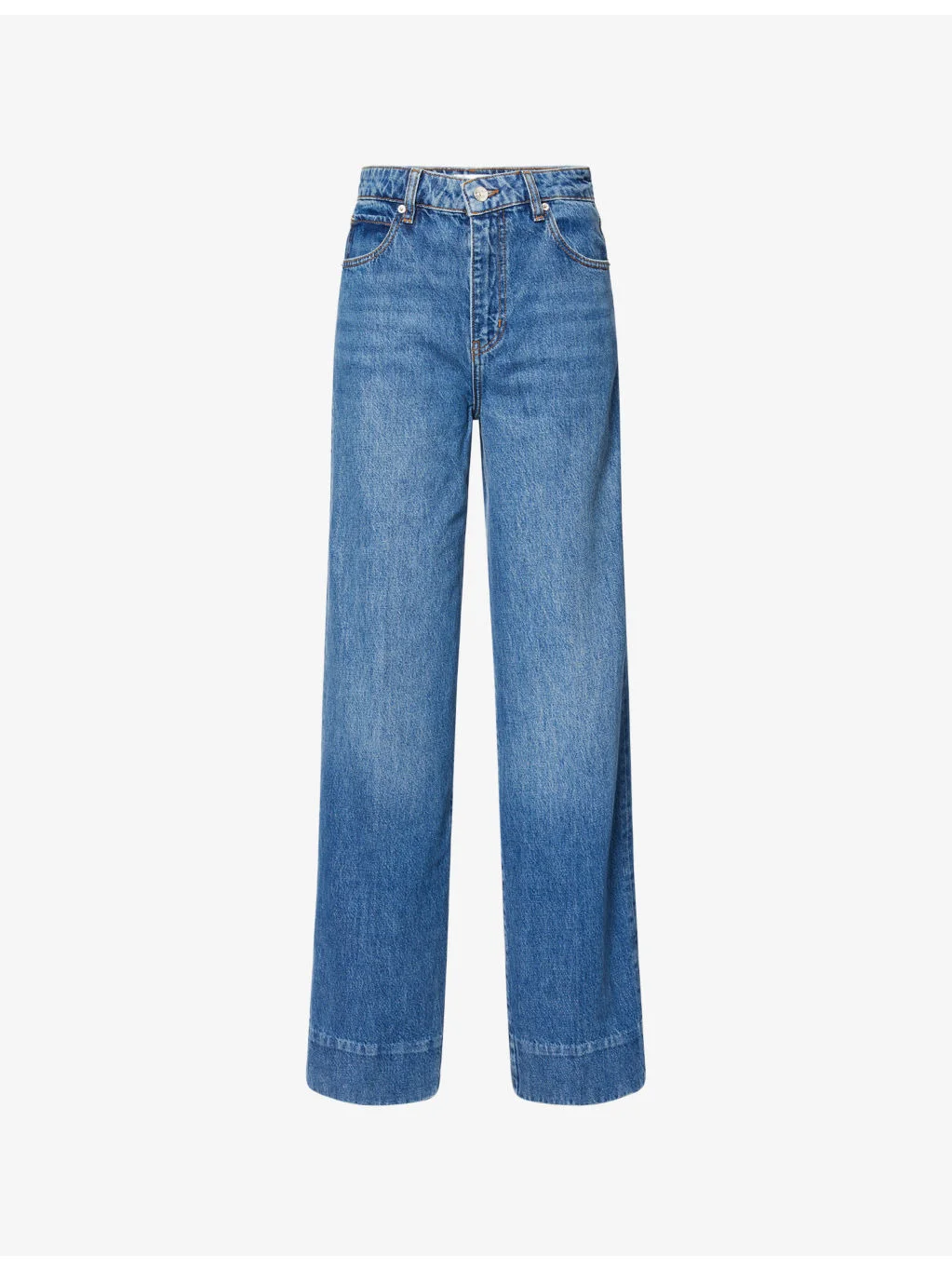 The Streamline High-Waist Straight-Leg Denim Jeans - 1
