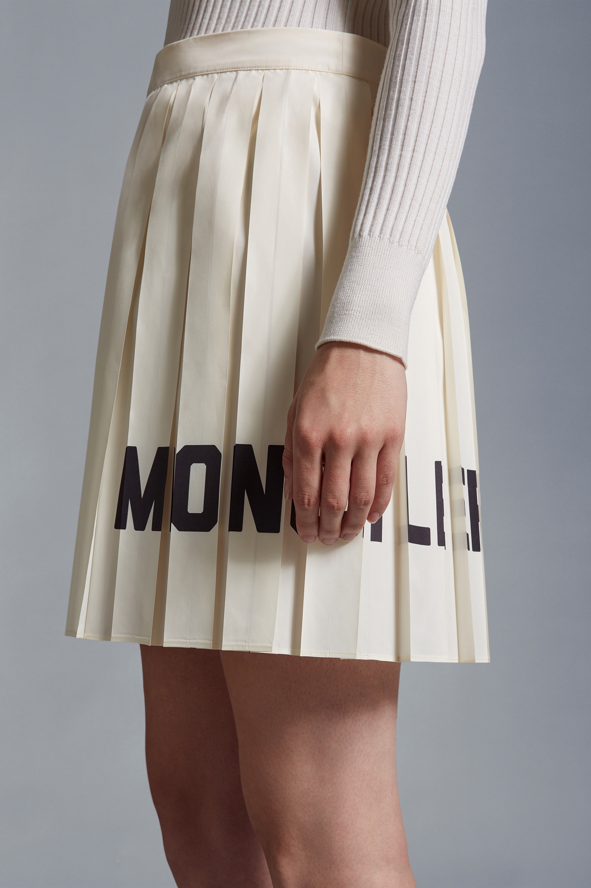Pleated Taffeta Skirt - 4