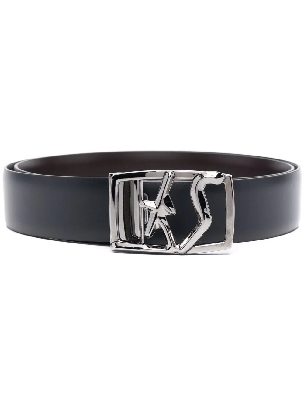 Reversible logo buckle belt - 1