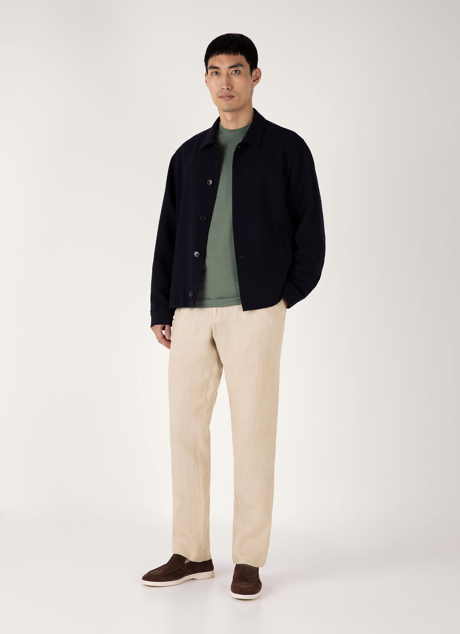 Linen Drawstring Trouser - 3