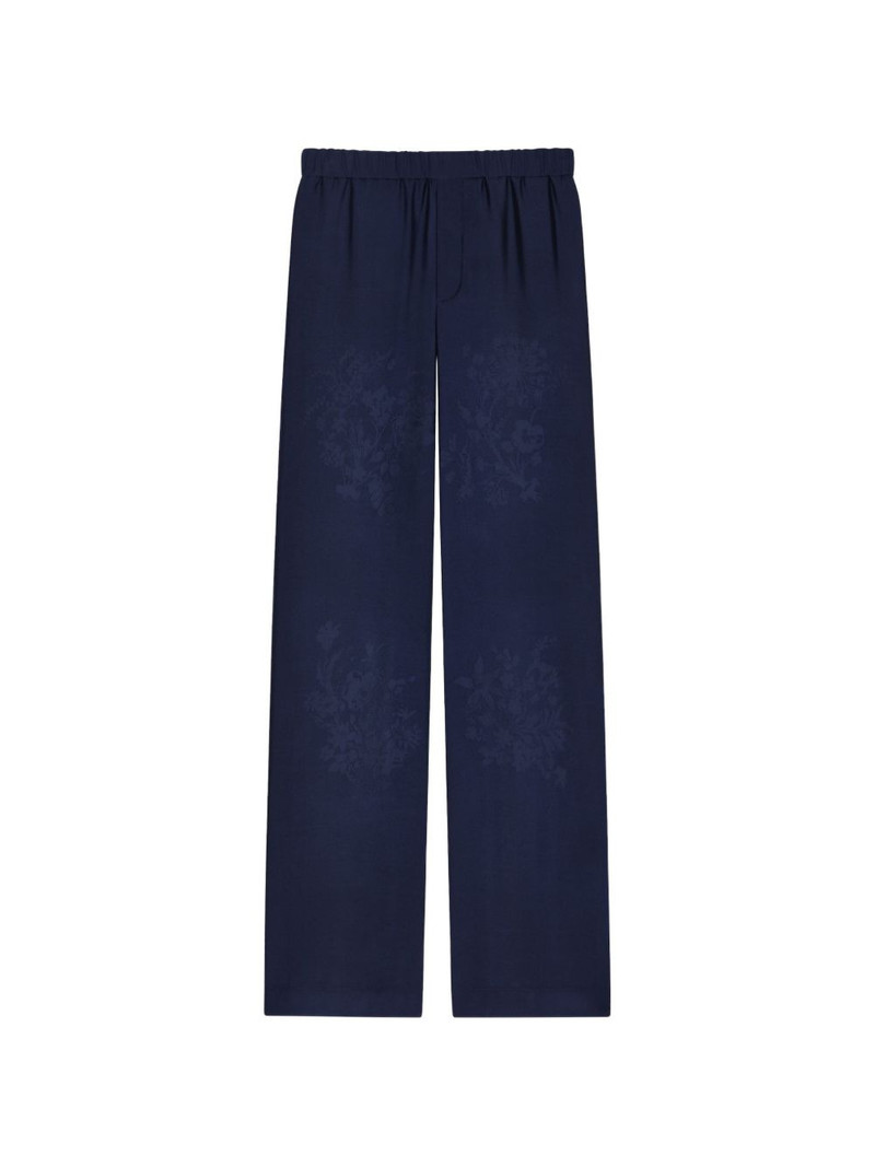 floral jacquard trousers 1