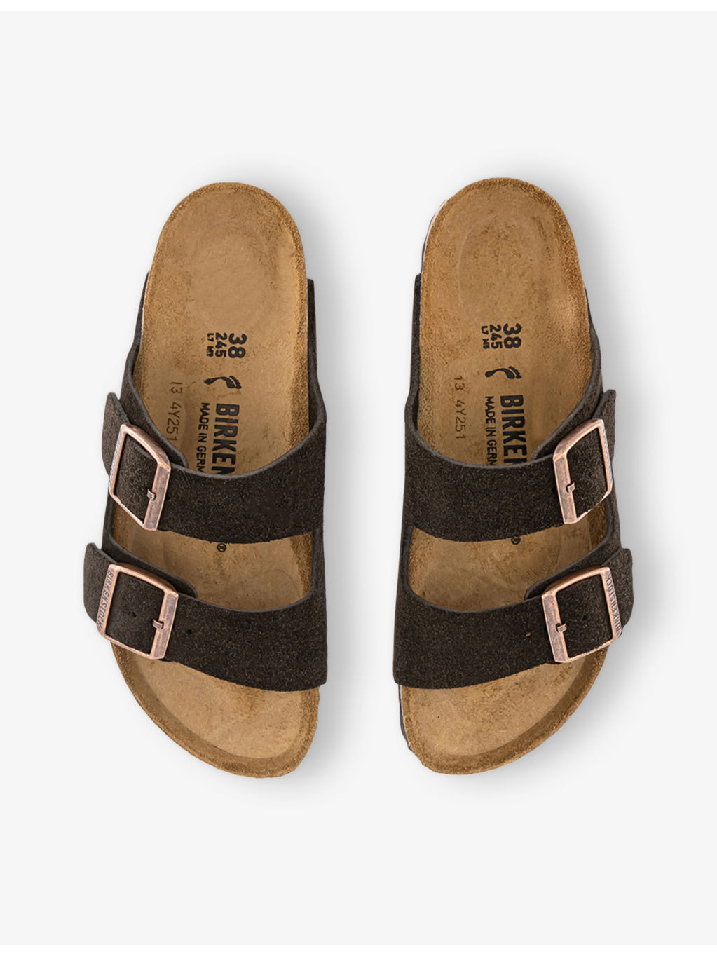 Arizona Two-Strap Leather Sandals - 2