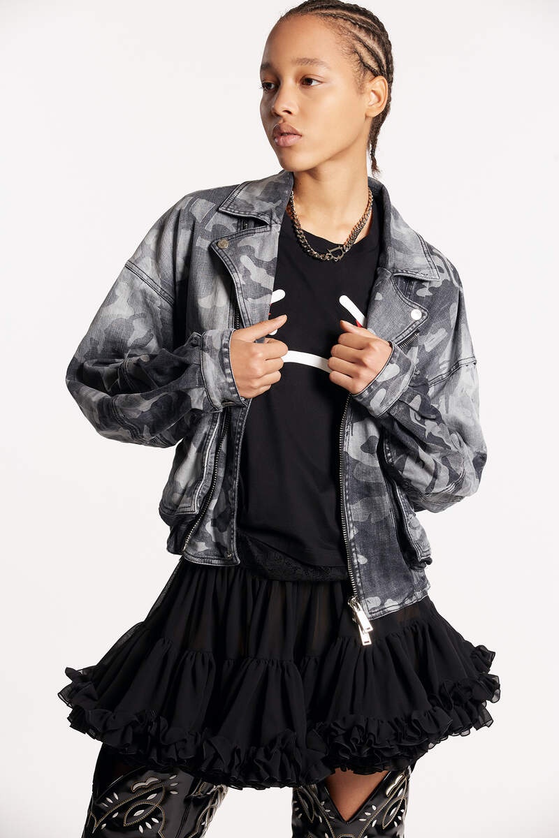 GREY CAMO WASH JACKET - 1