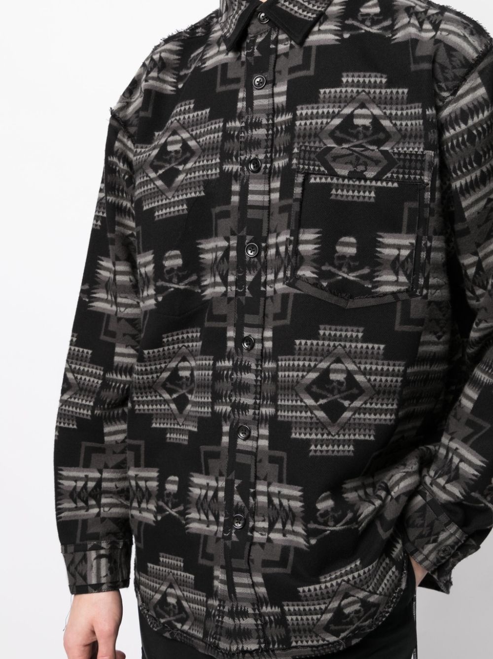 Chimayo jacquard cotton shirt - 5