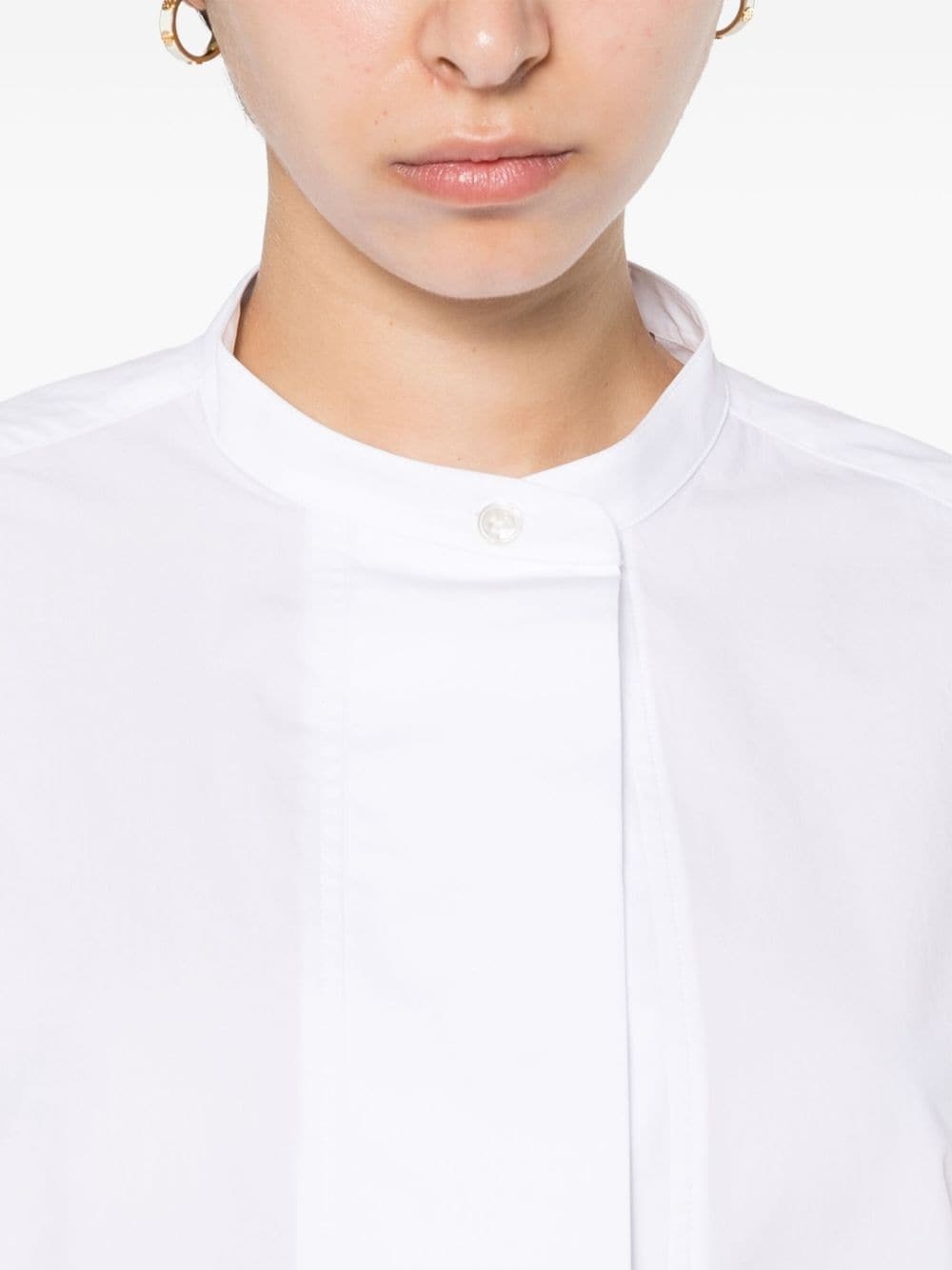 pleat-detail blouse - 5