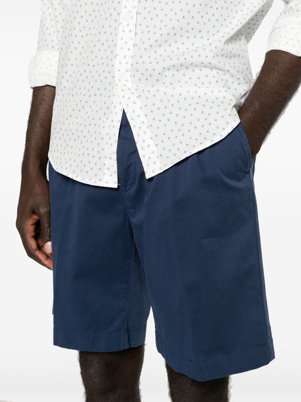 mid-rise chino shorts - 5