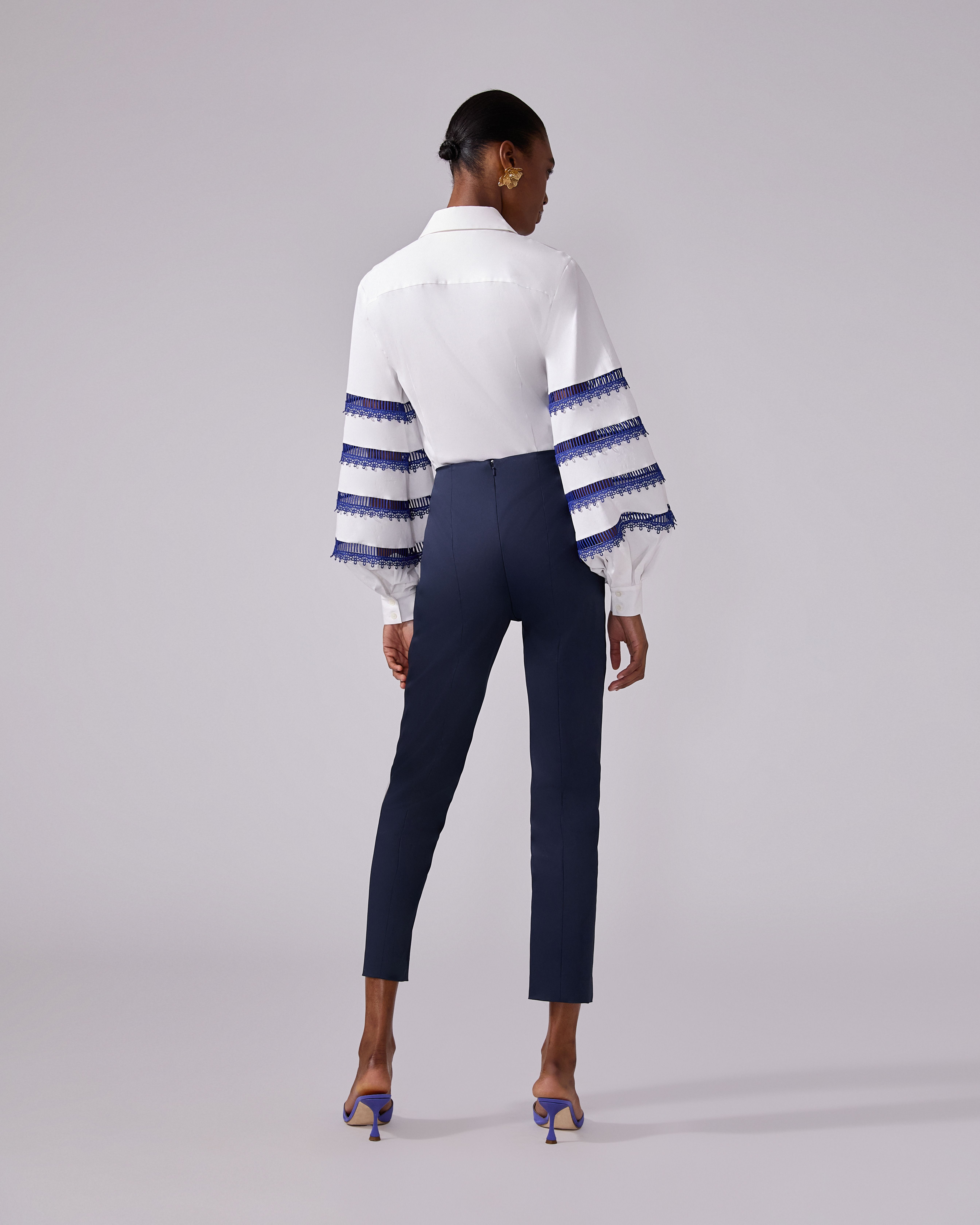 Sateen Skinny Pant - 3