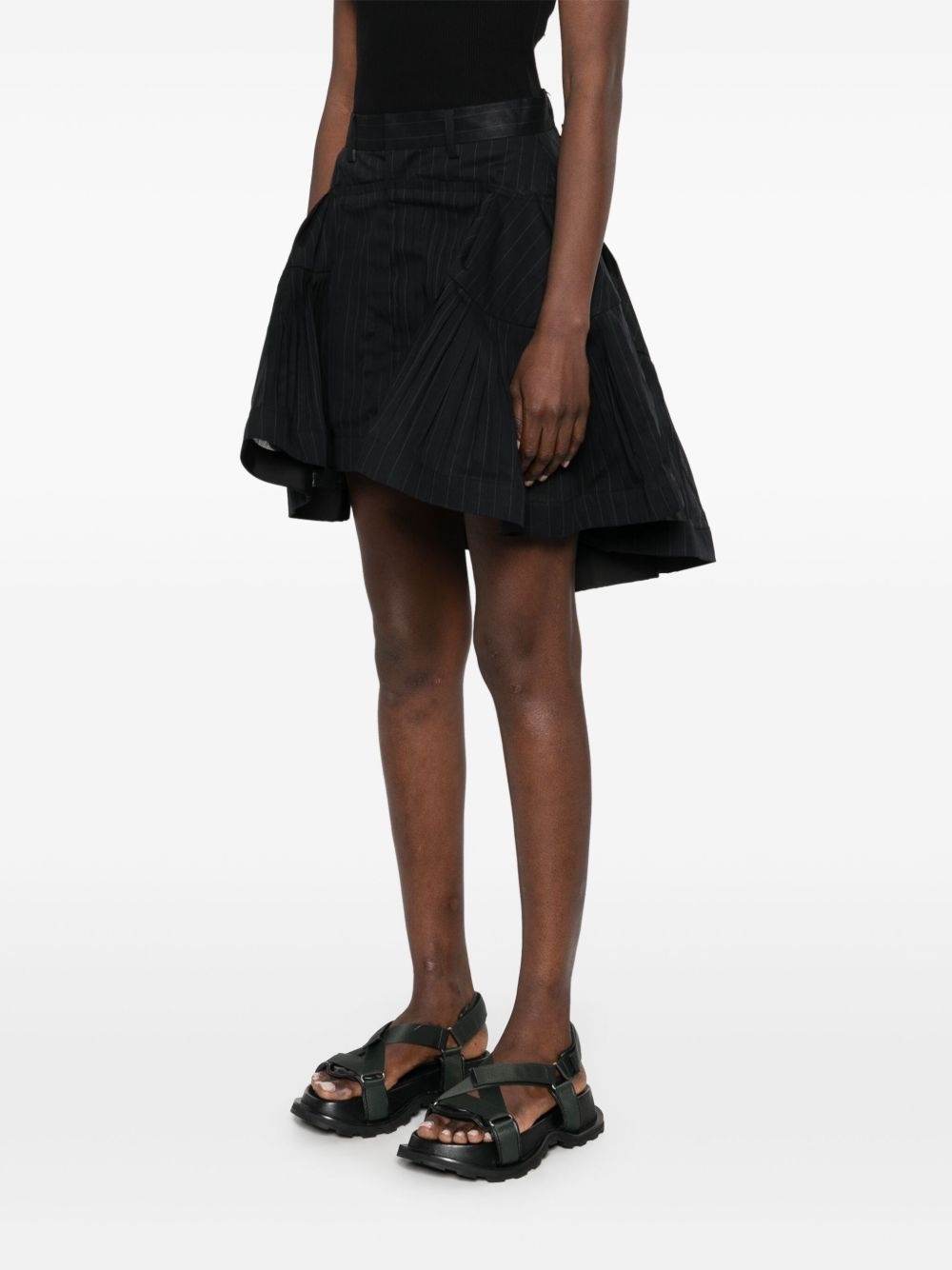 pinstriped mini skirt - 3