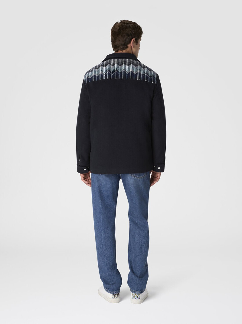 Field Jacket with Zigzag Pattern 3