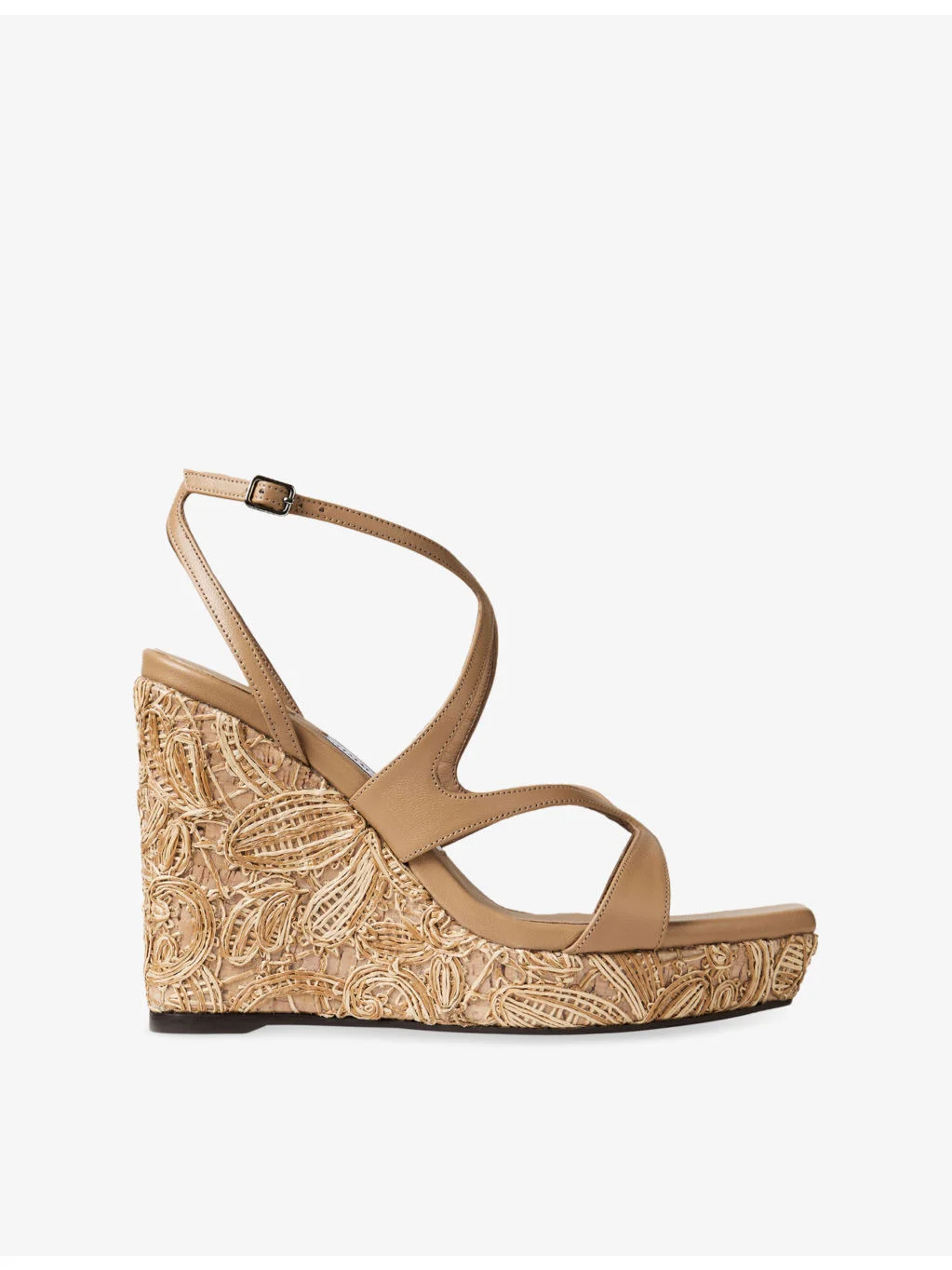 Ayla 110 Leather Wedge Sandals - 1