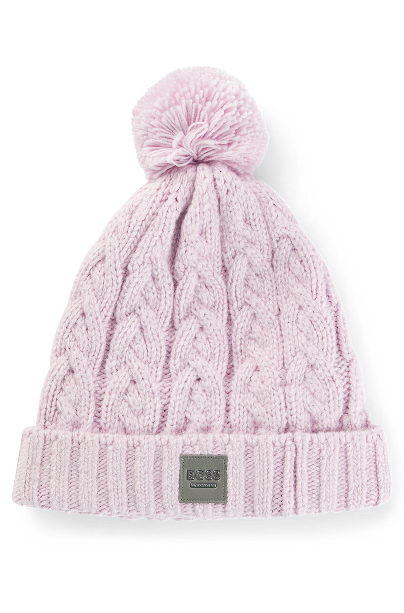 EQUESTRIAN LIGHTWEIGHT BOBBLE HAT WITH FLEECE INNER 1